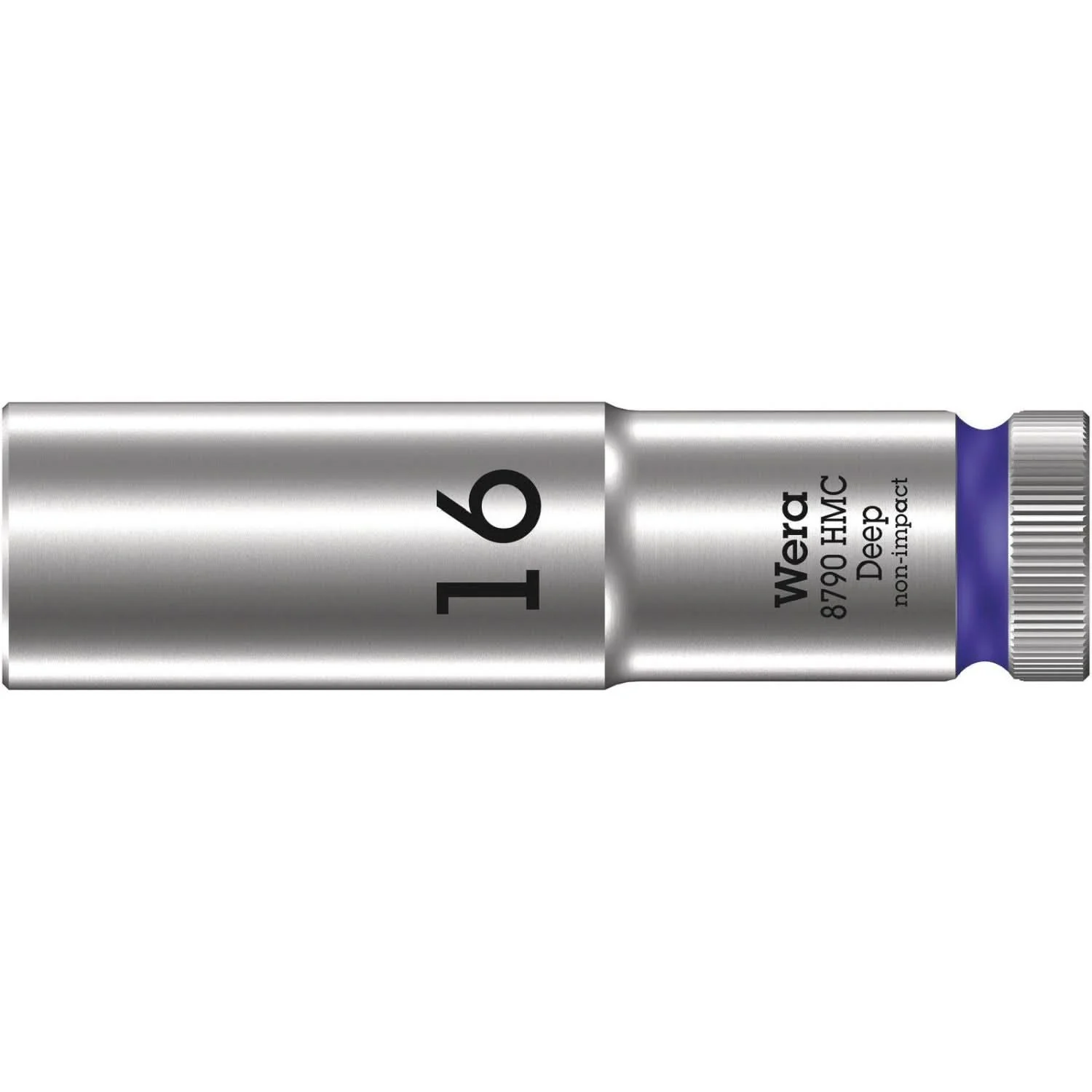 Wera 8790 Hmc Deep Socket With 1/2-in. Drive, 16x83-mm. - Image 1