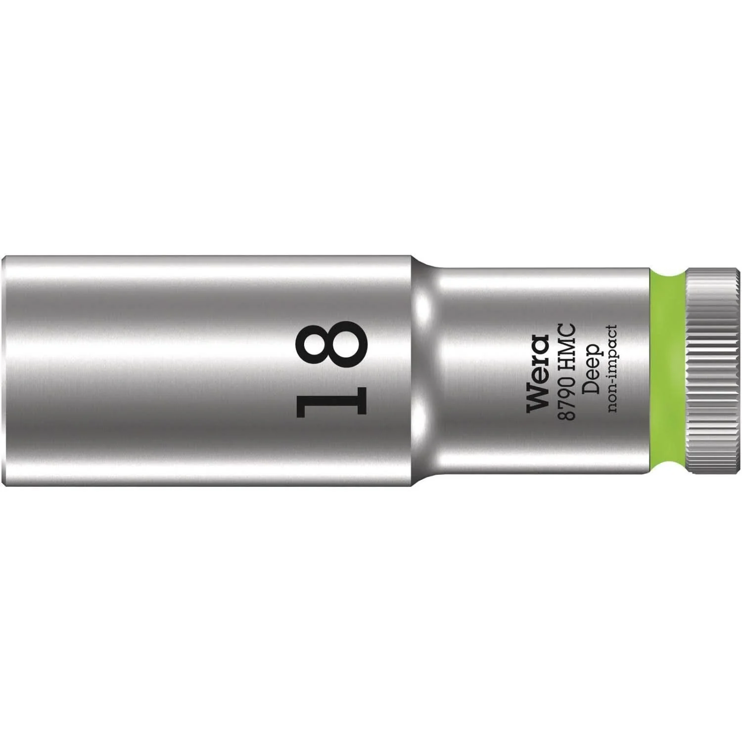Wera 8790 Hmc Deep Socket With 1/2-in. Drive, 18x83-mm. - Image 1