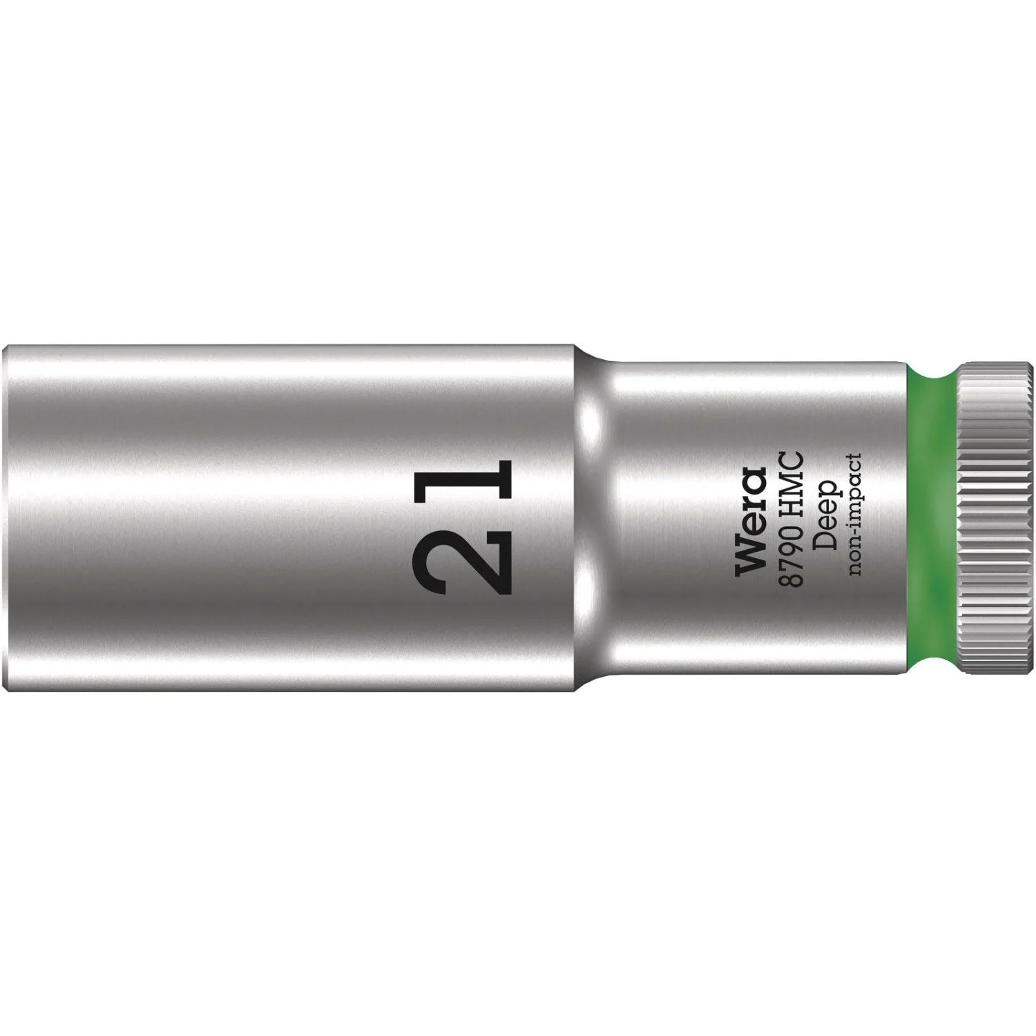 Wera 8790 Hmc Deep Socket With 1/2-in. Drive, 21x83-mm. - Image 1