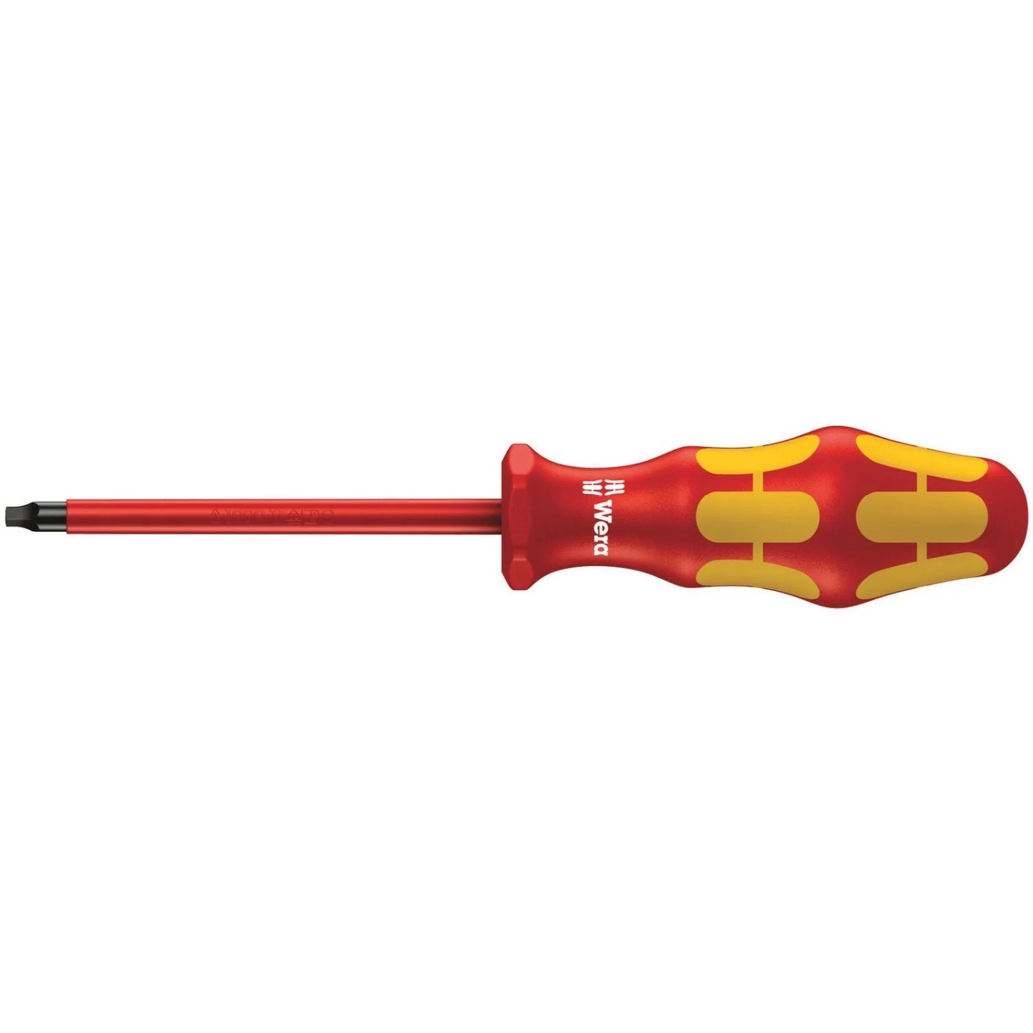 Wera 168 I VDE Insulated Screwdriver For Square Socket Head Screws, # 1x80-mm. - Image 2