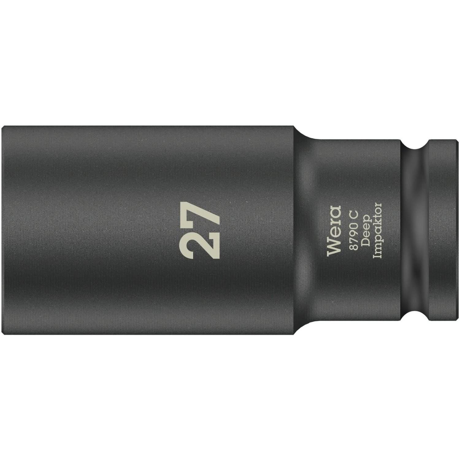 Wera 8790 C Impaktor Deep Socket With 1/2-in. Drive, 27x83-mm. - Image 1