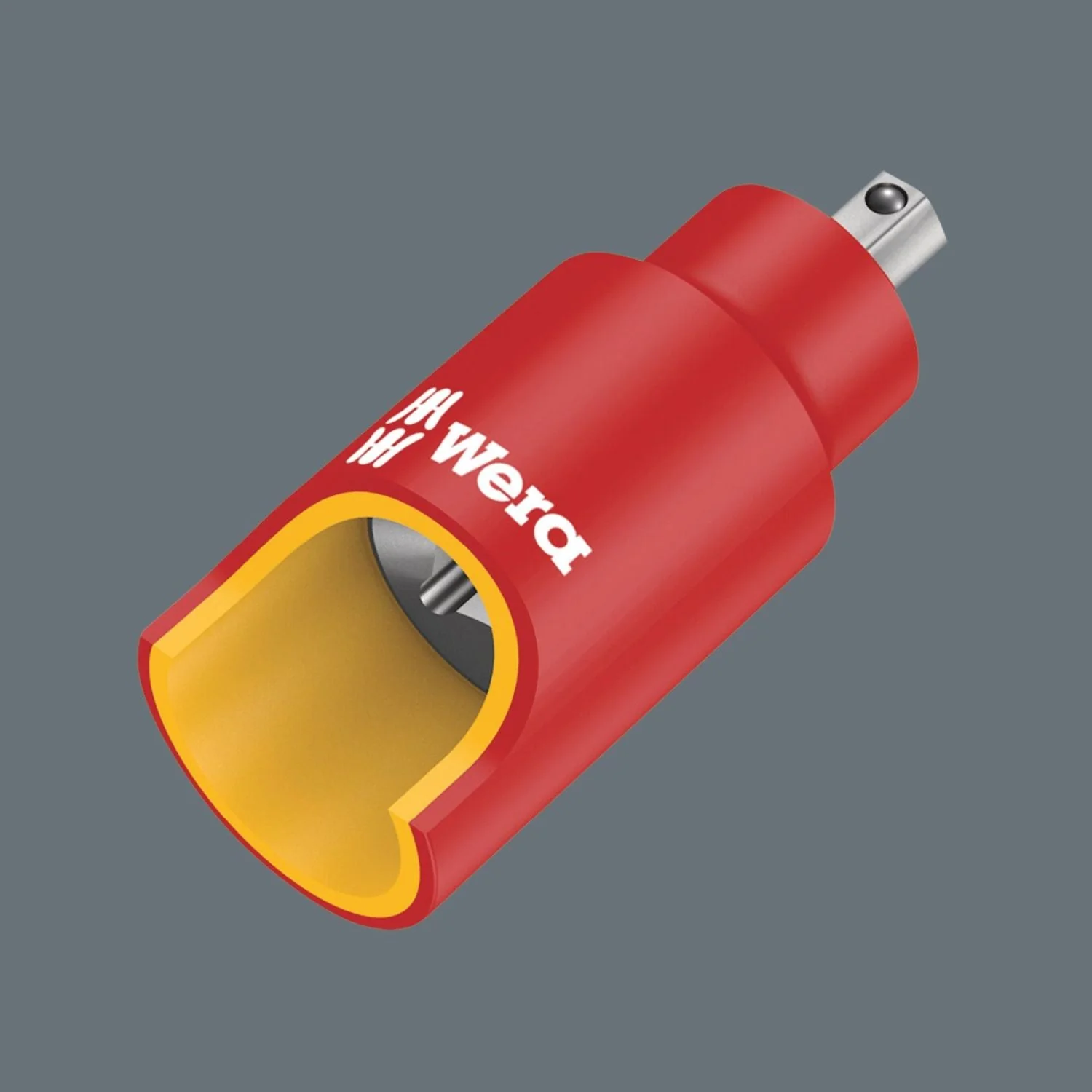 Wera 8740 B VDE Hf Zyklop Hex Bit Socket, Insulated, With Holding Function, 3/8-in. Drive, 8x59-mm. - Image 3