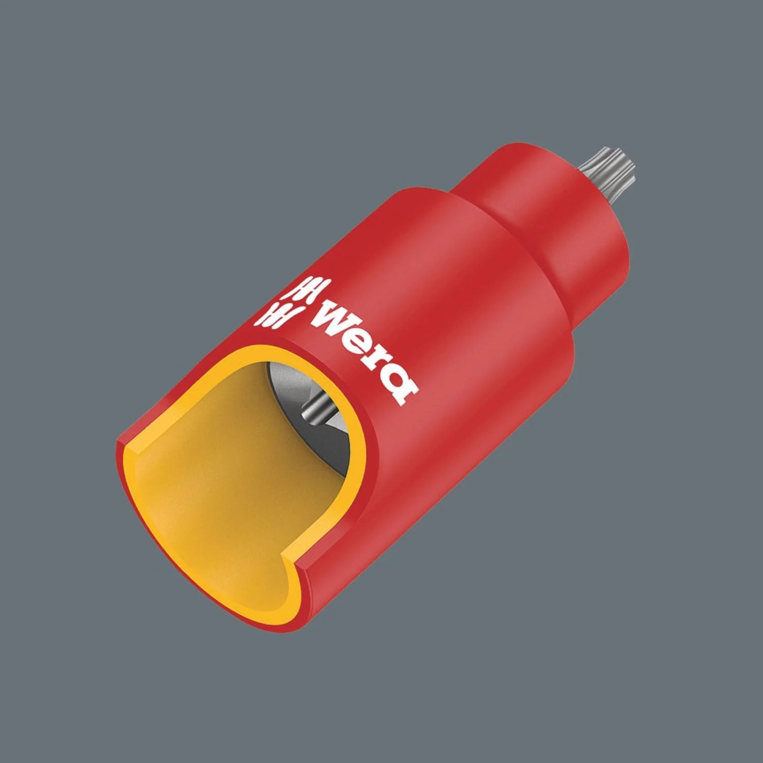 Wera 8767 B VDE Hf Torx Zyklop Bit Socket, Insulated, With Holding Function, 3/8-in. Drive, Torx 45x59-mm. - Image 3