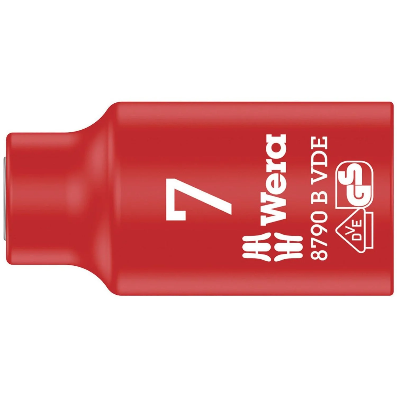 Wera 8790 B VDE Zyklop 3/8-in. Socket, Insulated, 7x46-mm. - Image 1