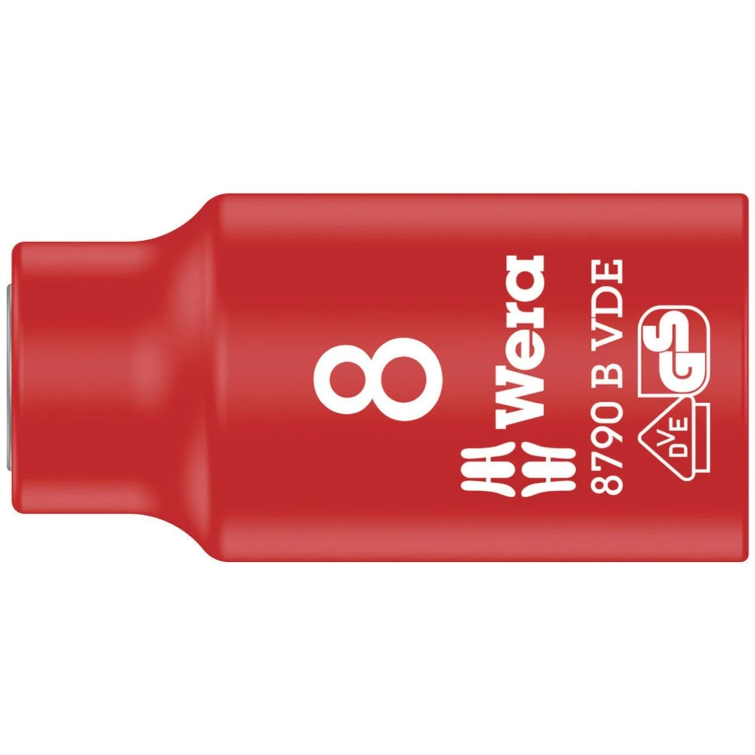 Wera 8790 B VDE Zyklop 3/8-in. Socket, Insulated, 8x46-mm. - Image 1