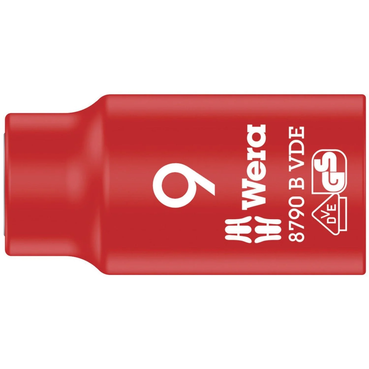 Wera 8790 B VDE Zyklop 3/8-in. Socket, Insulated, 9x46-mm. - Image 1
