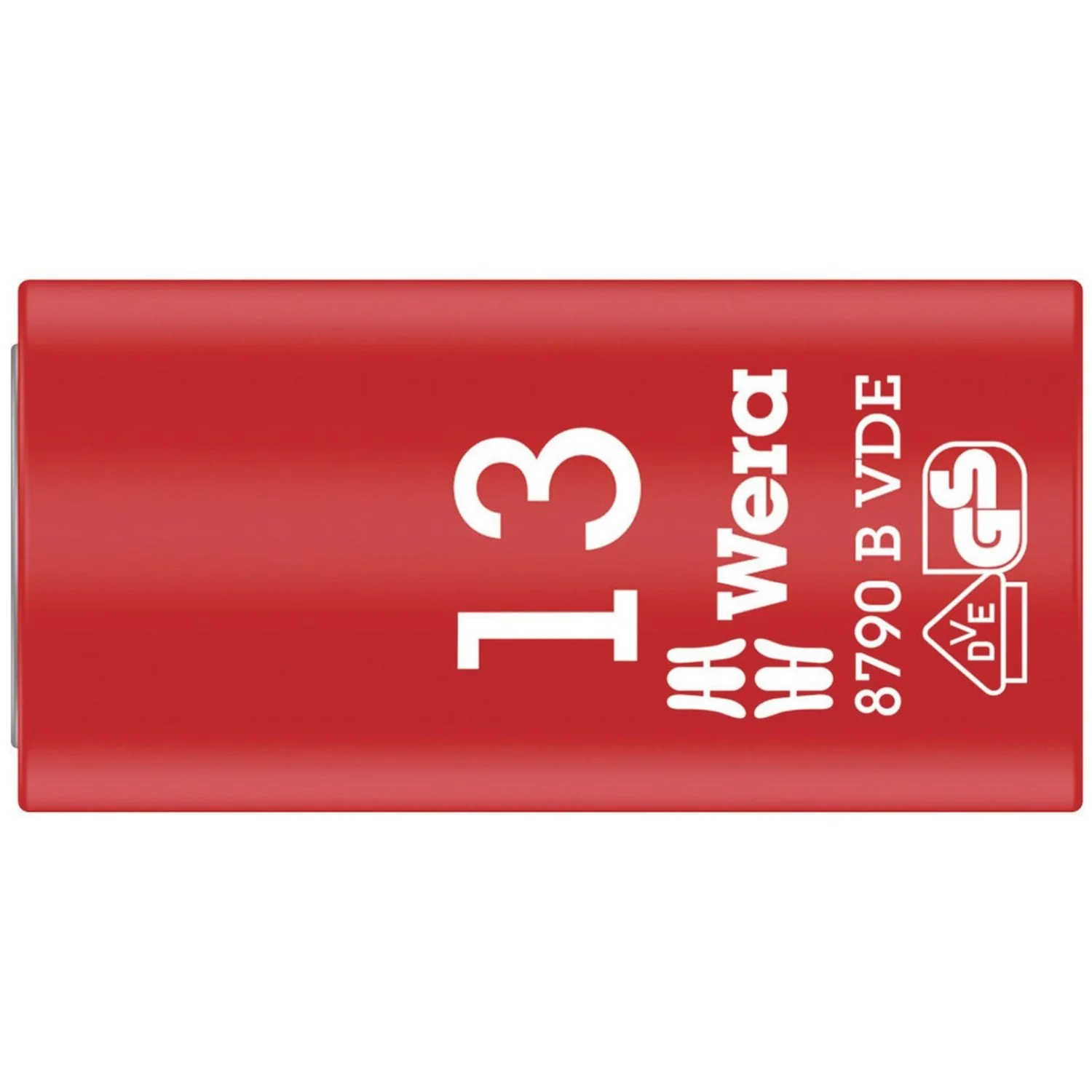 Wera 8790 B VDE Zyklop 3/8-in. Socket, Insulated, 13x46-mm. - Image 1
