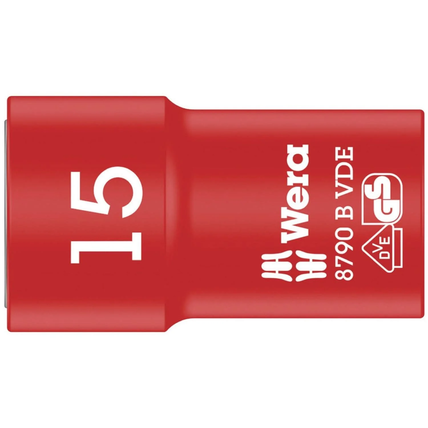Wera 8790 B VDE Zyklop 3/8-in. Socket, Insulated, 15x46-mm. - Image 1