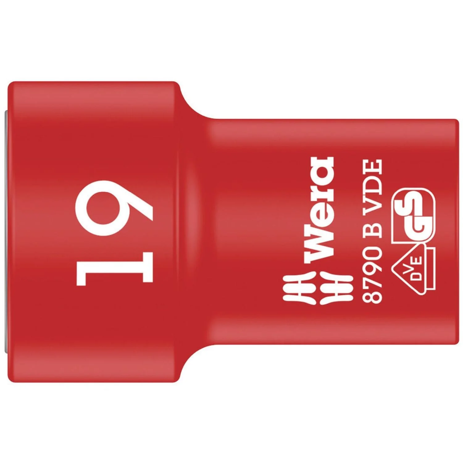 Wera 8790 B VDE Zyklop 3/8-in. Socket, Insulated, 19x46-mm. - Image 1