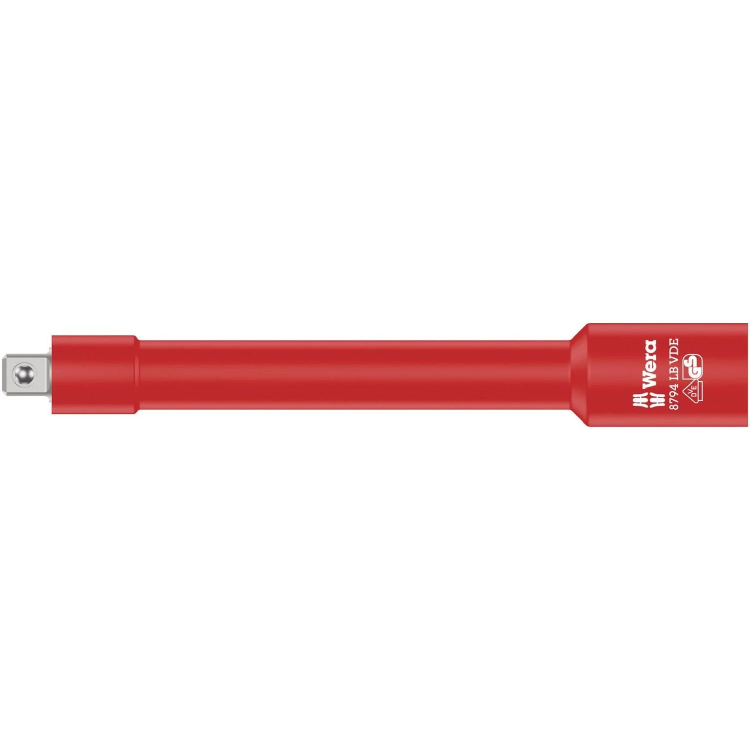 Wera 8794 Lb VDE Zyklop Extension, Insulated, Long, 3/8", 3/8-in.x166-mm. - Image 1