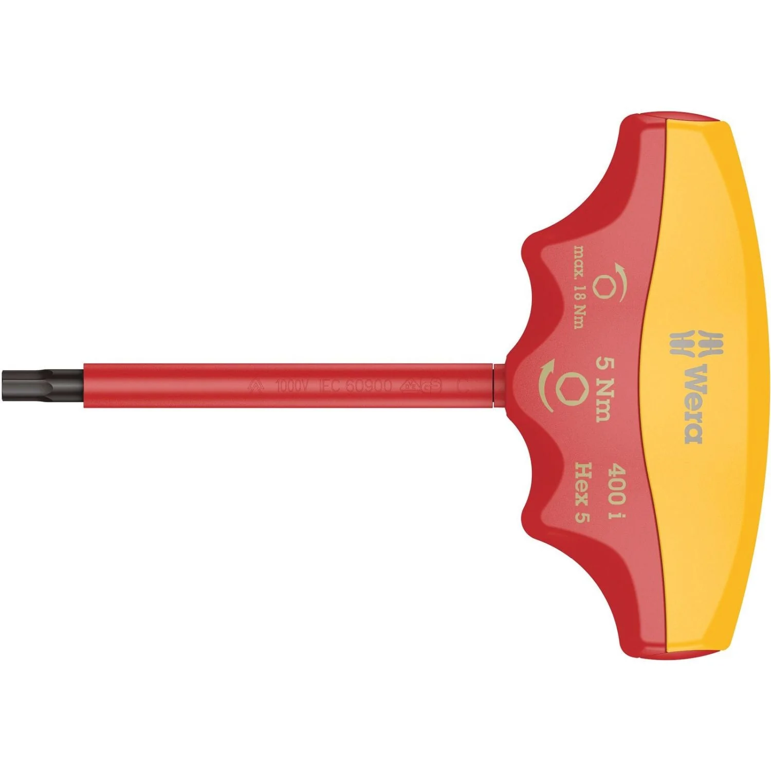 Wera 400 I VDE Hex Insulated Torque-indicator, 5-mm.x5.0 Nm - Image 1