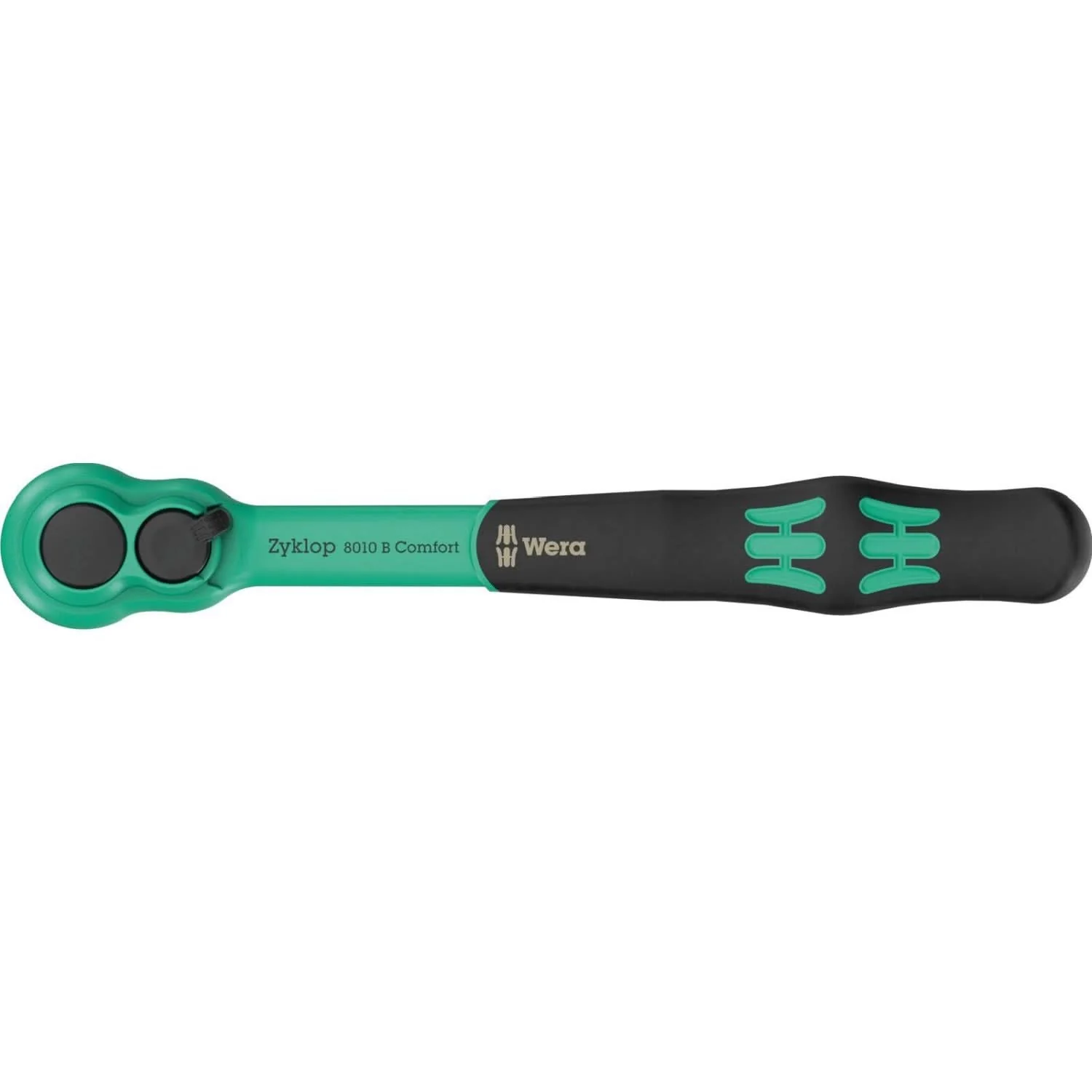 Wera 8010 B Zyklop Comfort Ratchet, With Reversing Lever, With 3/8-in. Drive, 3/8-in.x230-mm. - Image 2
