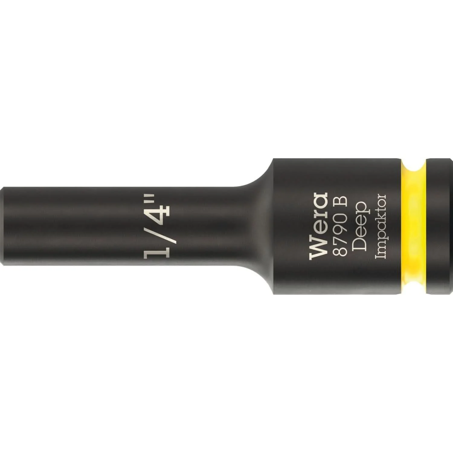 Wera 8790 B Impaktor Deep Socket With 3/8-in. Drive, 1/4-in.x63-mm. - Image 1