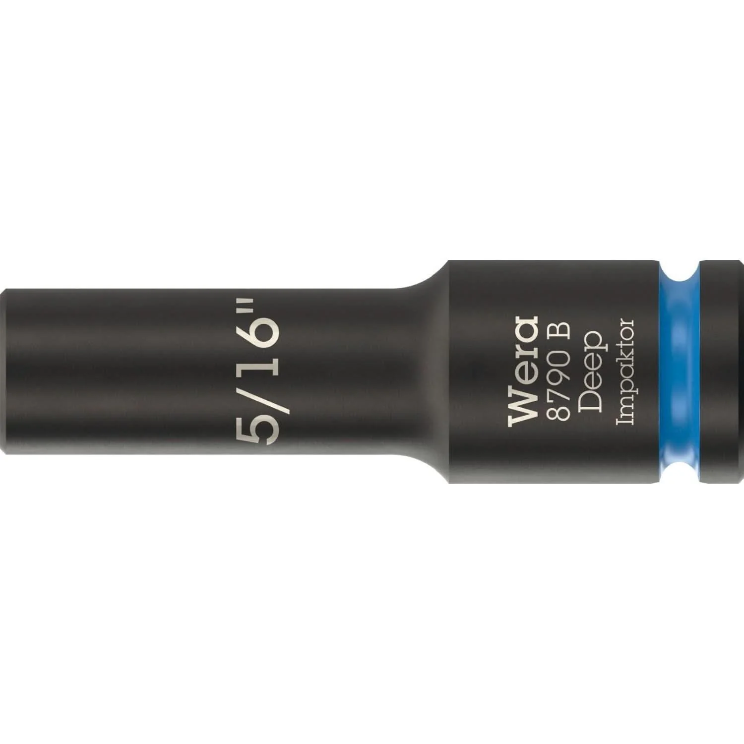 Wera 8790 B Impaktor Deep Socket With 3/8-in. Drive, 5/16-in.x63-mm. - Image 1
