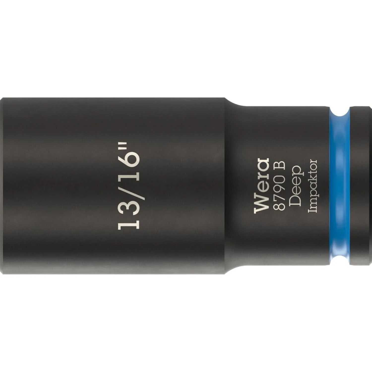Wera 8790 B Impaktor Deep Socket With 3/8-in. Drive, 13/16-in.x63-mm. - Image 1