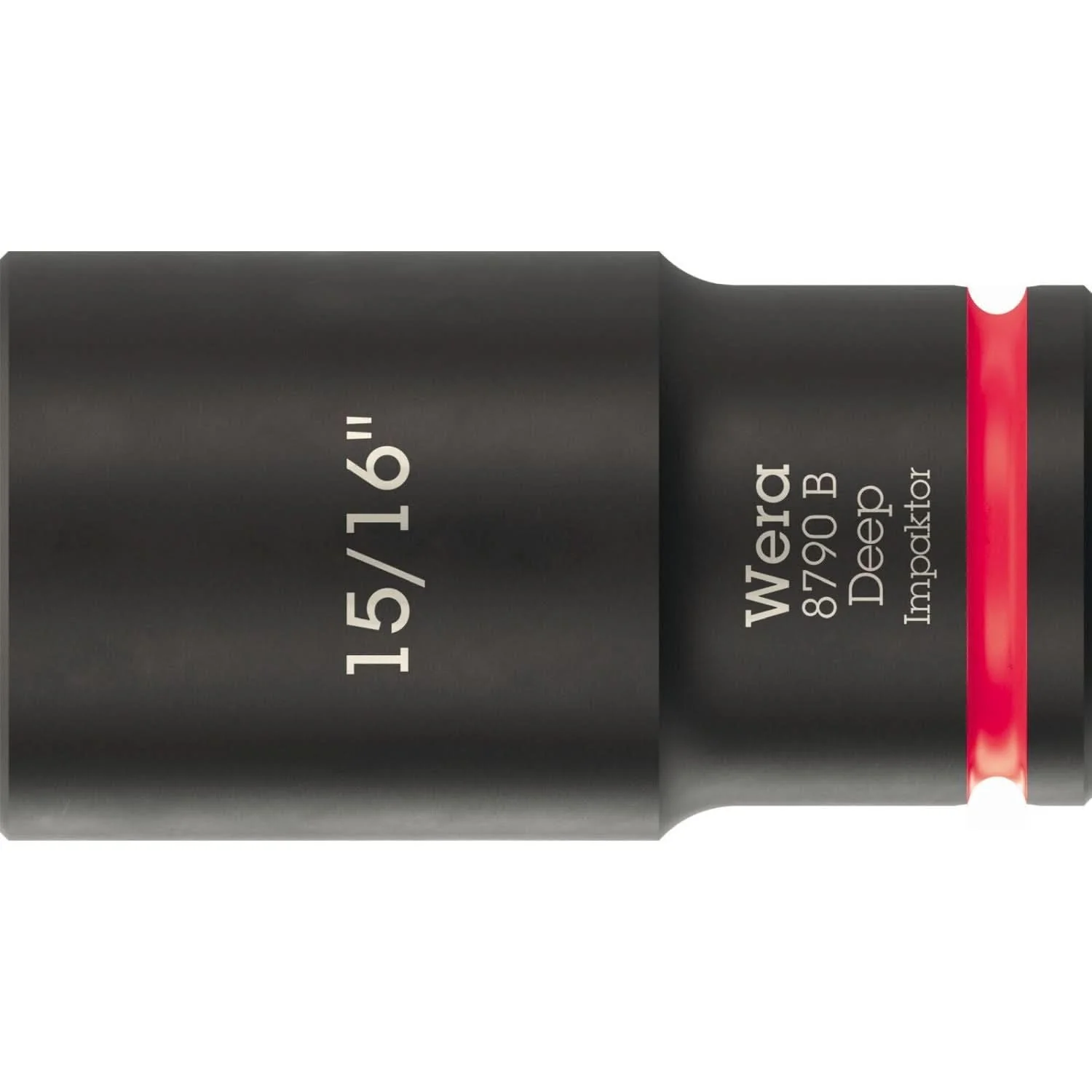 Wera 8790 B Impaktor Deep Socket With 3/8-in. Drive, 15/16-in.x63-mm. - Image 1