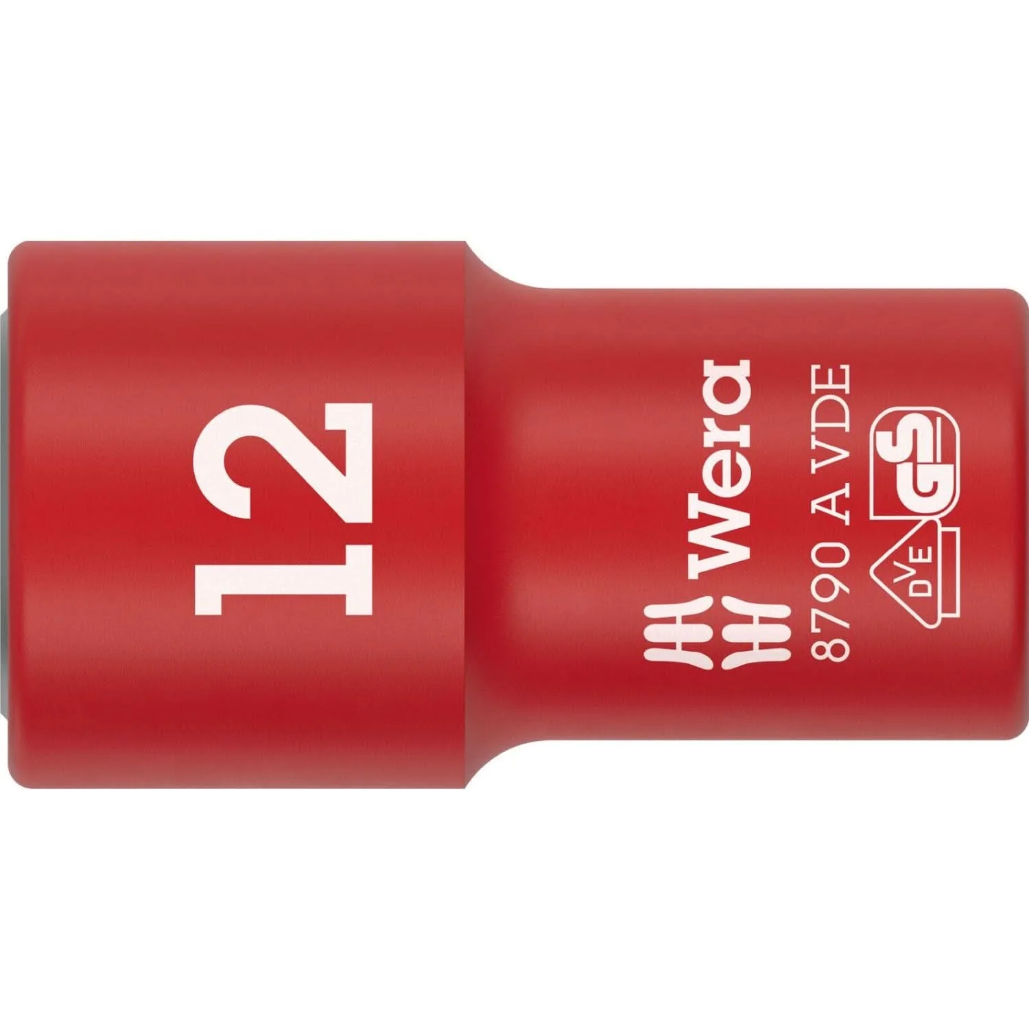 Wera 8790 A VDE Zyklop Socket, Insulated, With 1/4-in. Drive, 12x41-mm. - Image 1