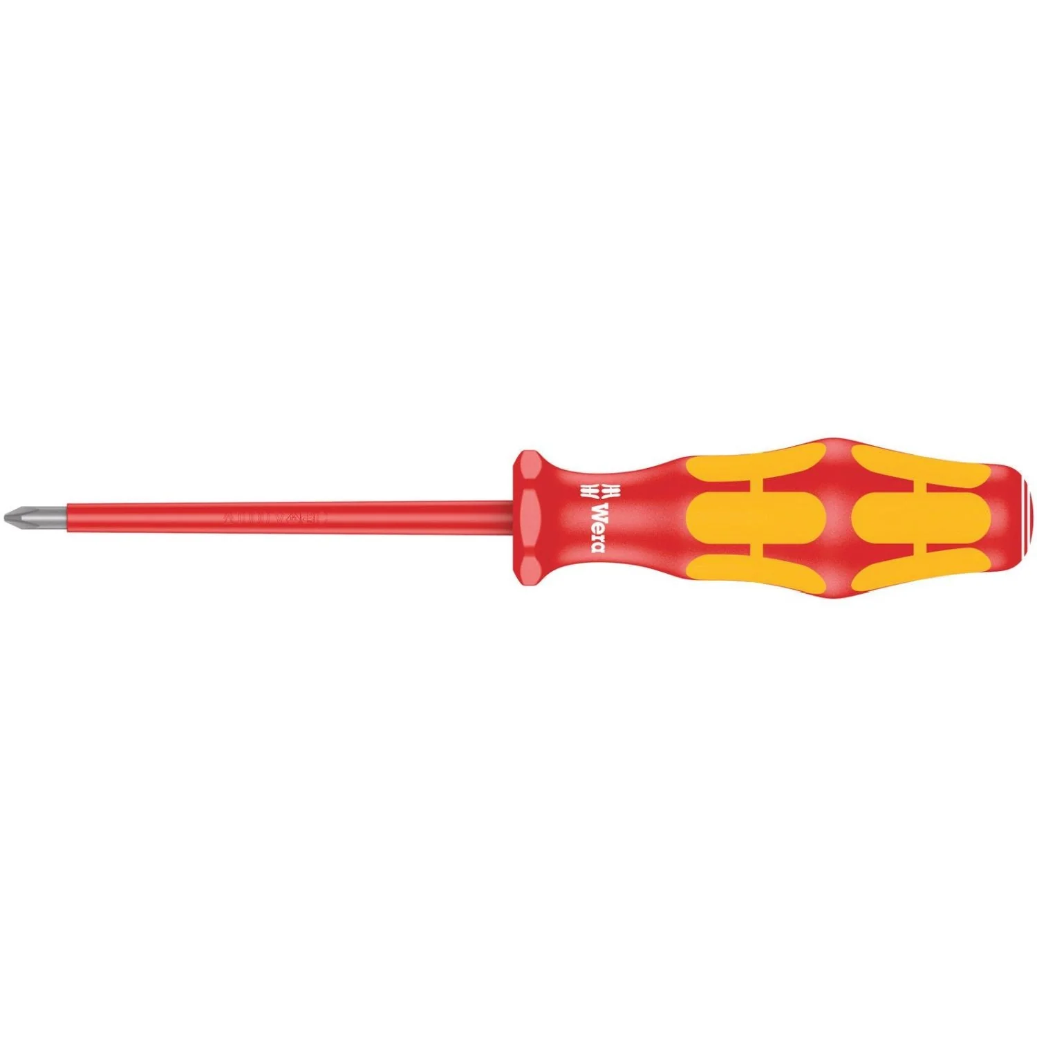 Wera 162 I Ph VDE Insulated Screwdriver For Phillips Screws, Ph 0x80-mm. - Image 1