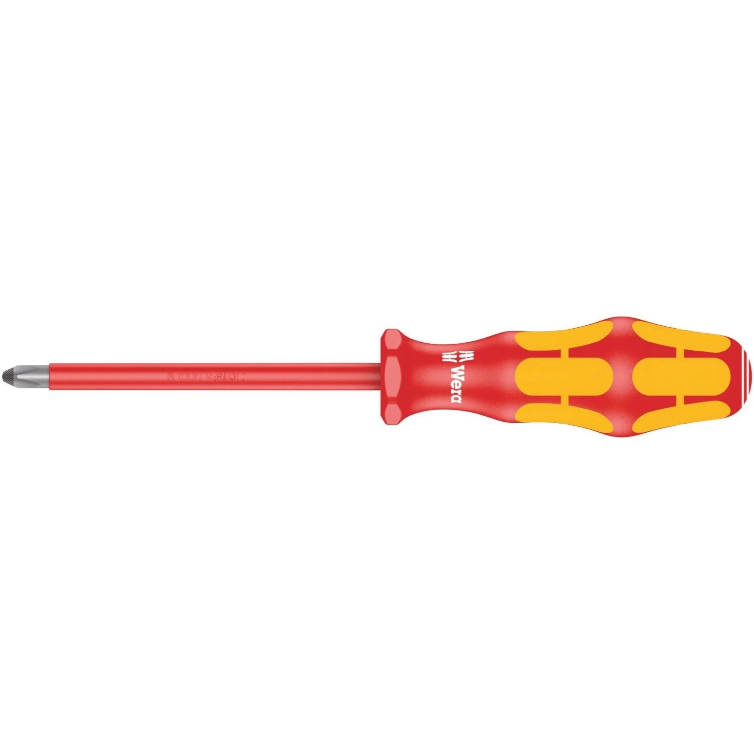 Wera 162 I Ph VDE Insulated Screwdriver For Phillips Screws, Ph 2x100-mm. - Image 1