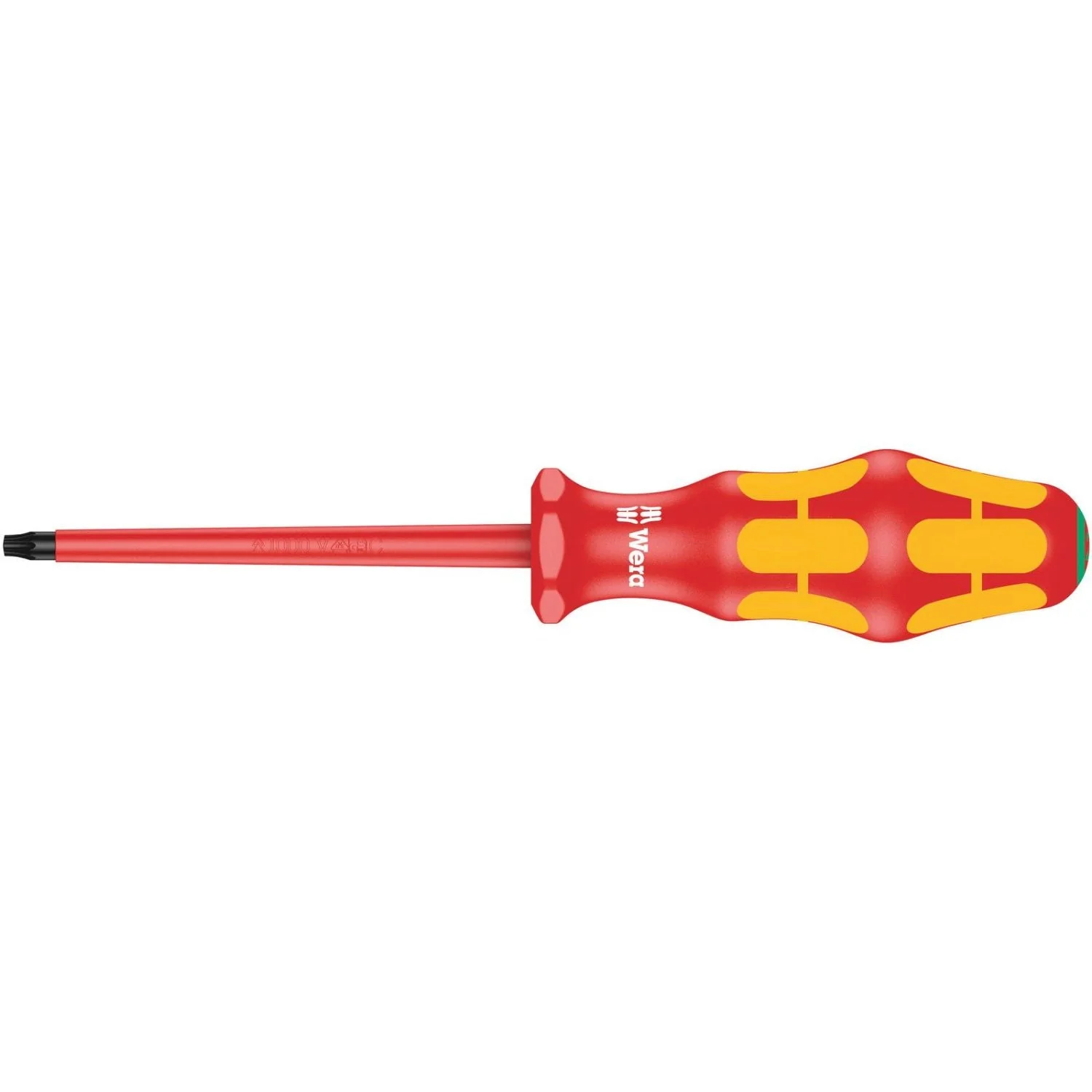 Wera 167 I VDE Insulated Screwdriver For Torx Screws, Torx 27x100-mm. - Image 1