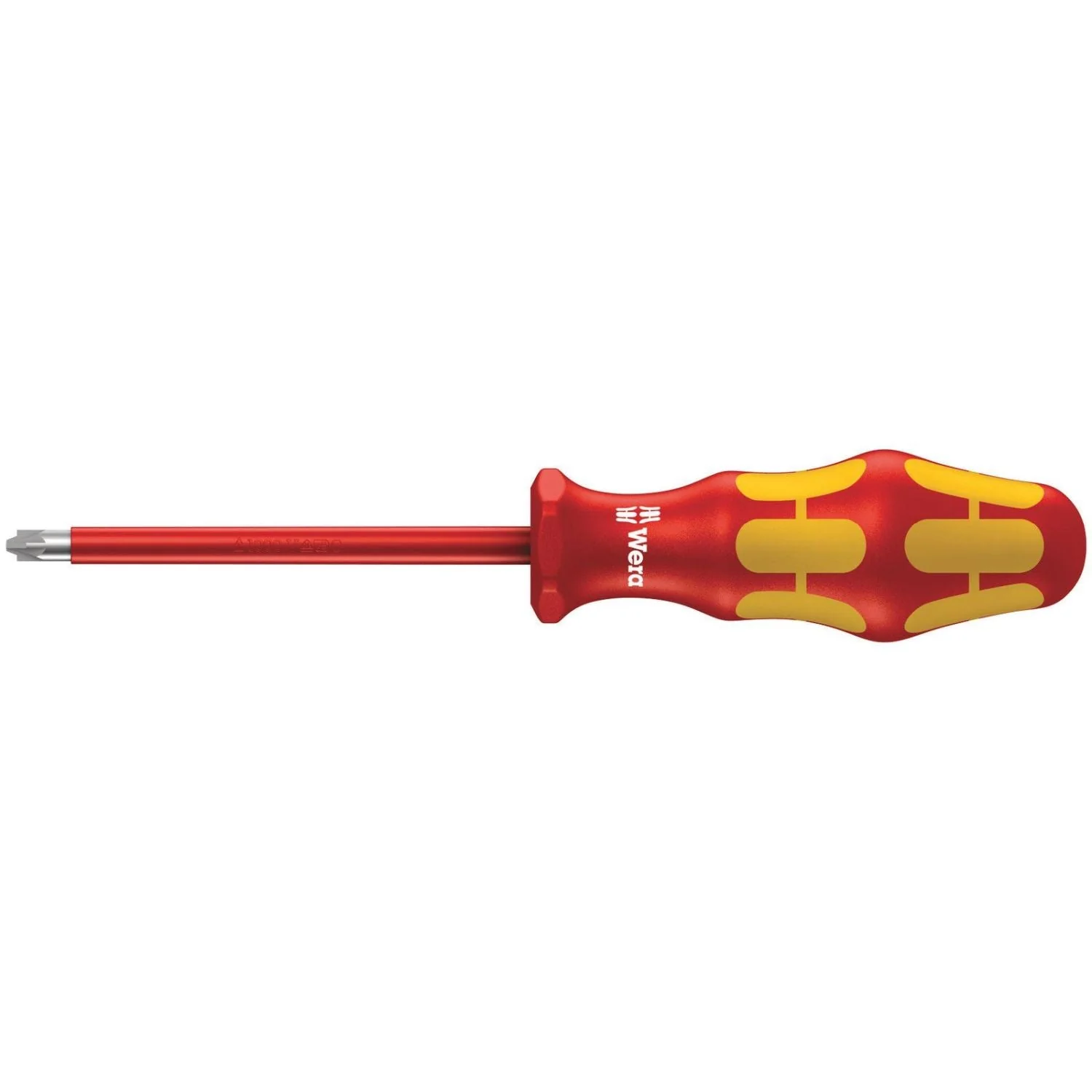 Wera 165 I Pz/S VDE Insulated Screwdriver For Plusminus Screws (Pozidriv/Slotted), # 1x80-mm. - Image 2