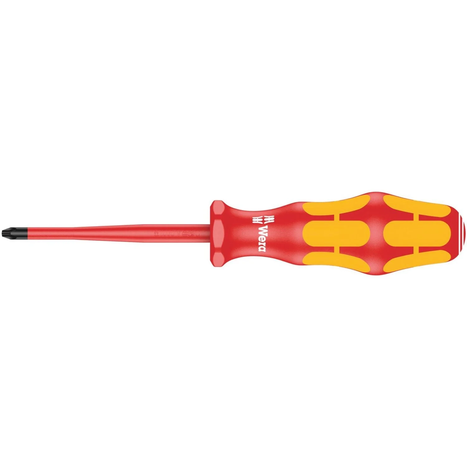 Wera 162 Is Ph VDE Insulated Screwdriver With Reduced Blade Diameter For Phillips Screws, Ph 1x80-mm. - Image 1