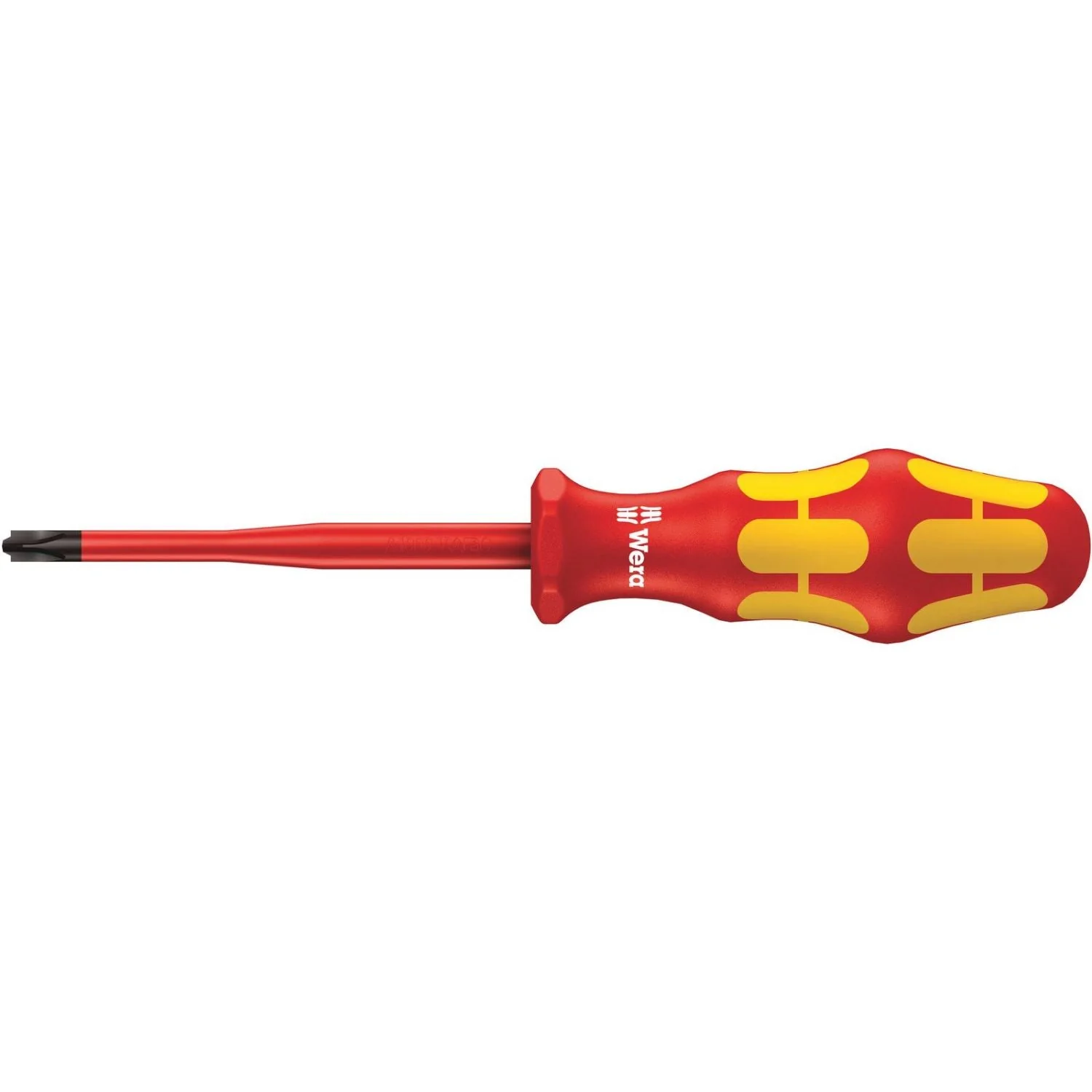Wera 162 Is Ph/S VDE Insulated Screwdriver With Reduced Blade Diameter For Plusminus Screws (Phillips/Slotted), # 1x80-mm. - Image 1