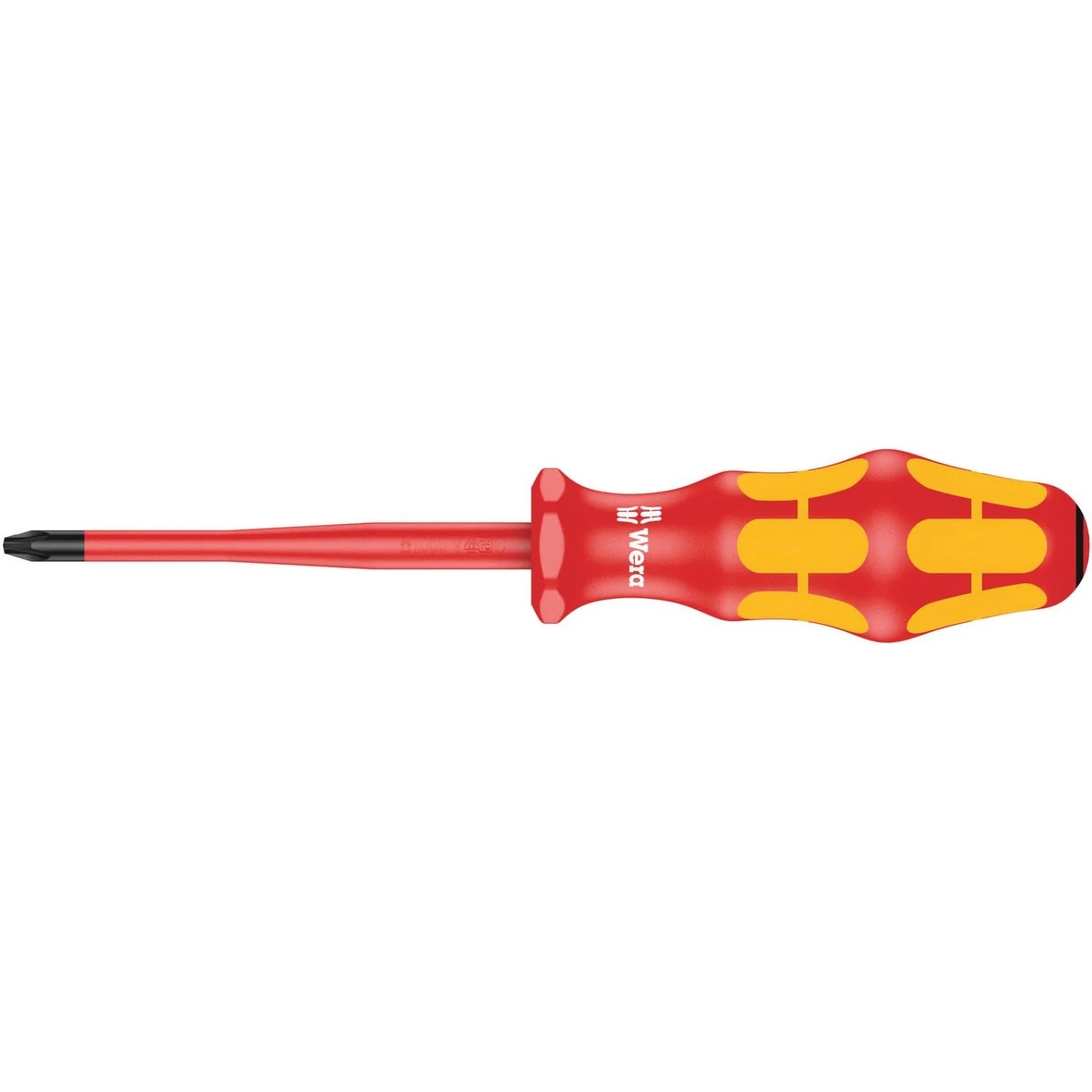 Wera 165 Is Pz VDE Insulated Screwdriver With Reduced Blade Diameter For Pozidriv Screws, Pz 2x100-mm. - Image 2