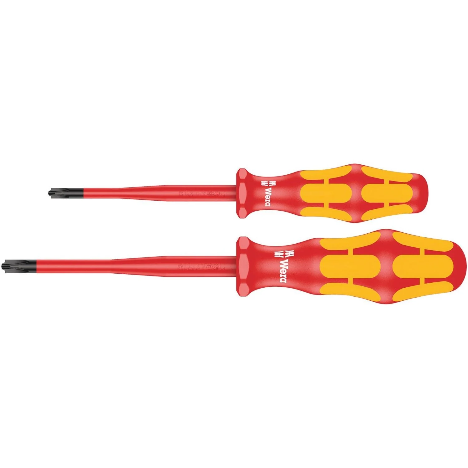 Wera 165 Is Pz/S # 1 + 2 Screwdriver Set Kraftform Plus Series 100. With Reduced Blade Diameter, 2-Pieces - Image 1