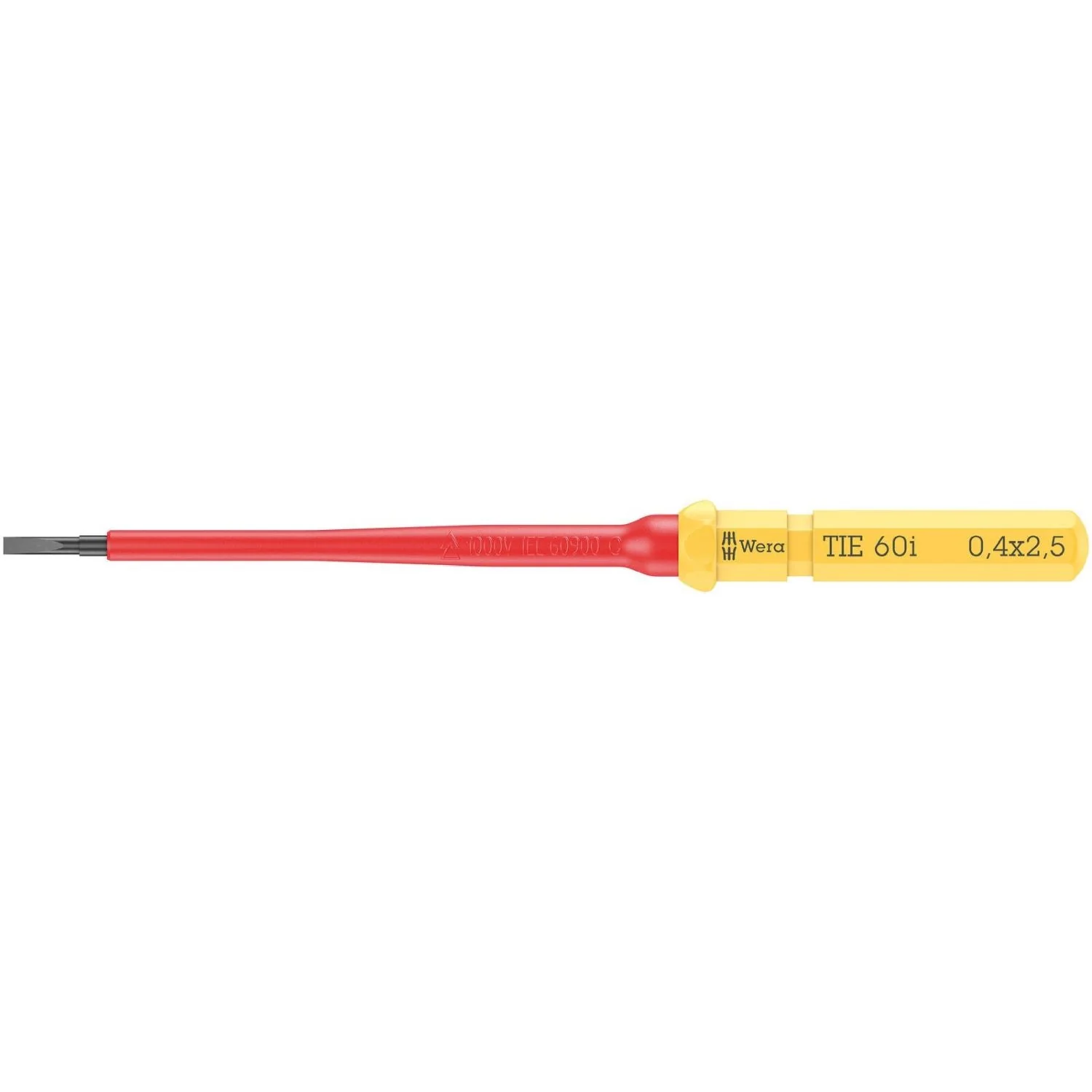 Wera Kraftform Kompakt VDE 60 I Take It Easy, 0.4x2.5x157-mm. - Image 1