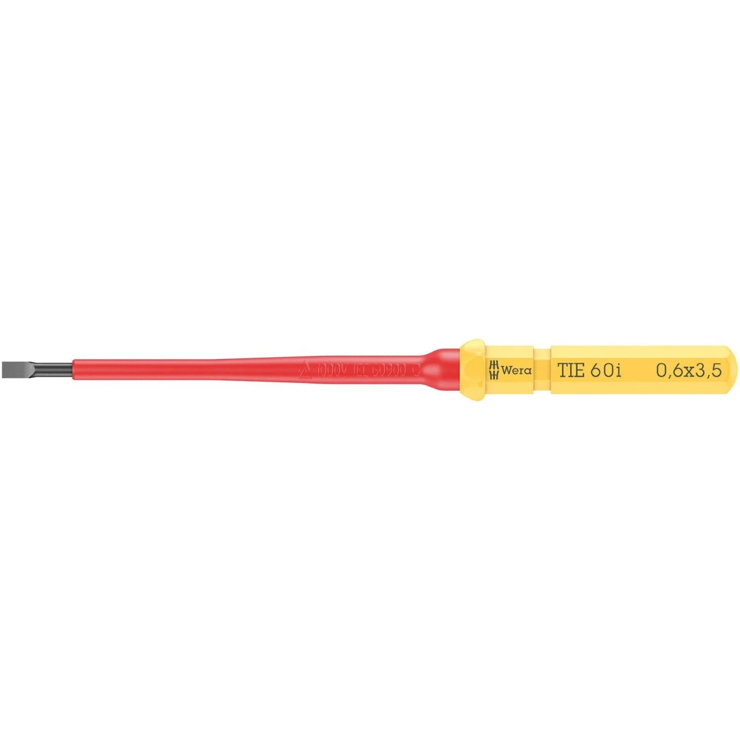 Wera Kraftform Kompakt VDE 60 I Take It Easy, 0.6x3.5x157-mm. - Image 1
