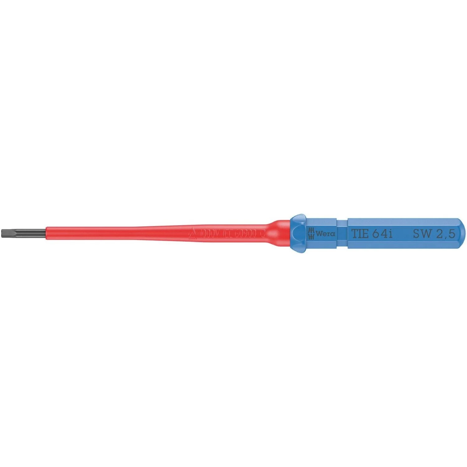 Wera Kraftform Kompakt VDE 64 I Take It Easy, 2.5x157-mm. - Image 1