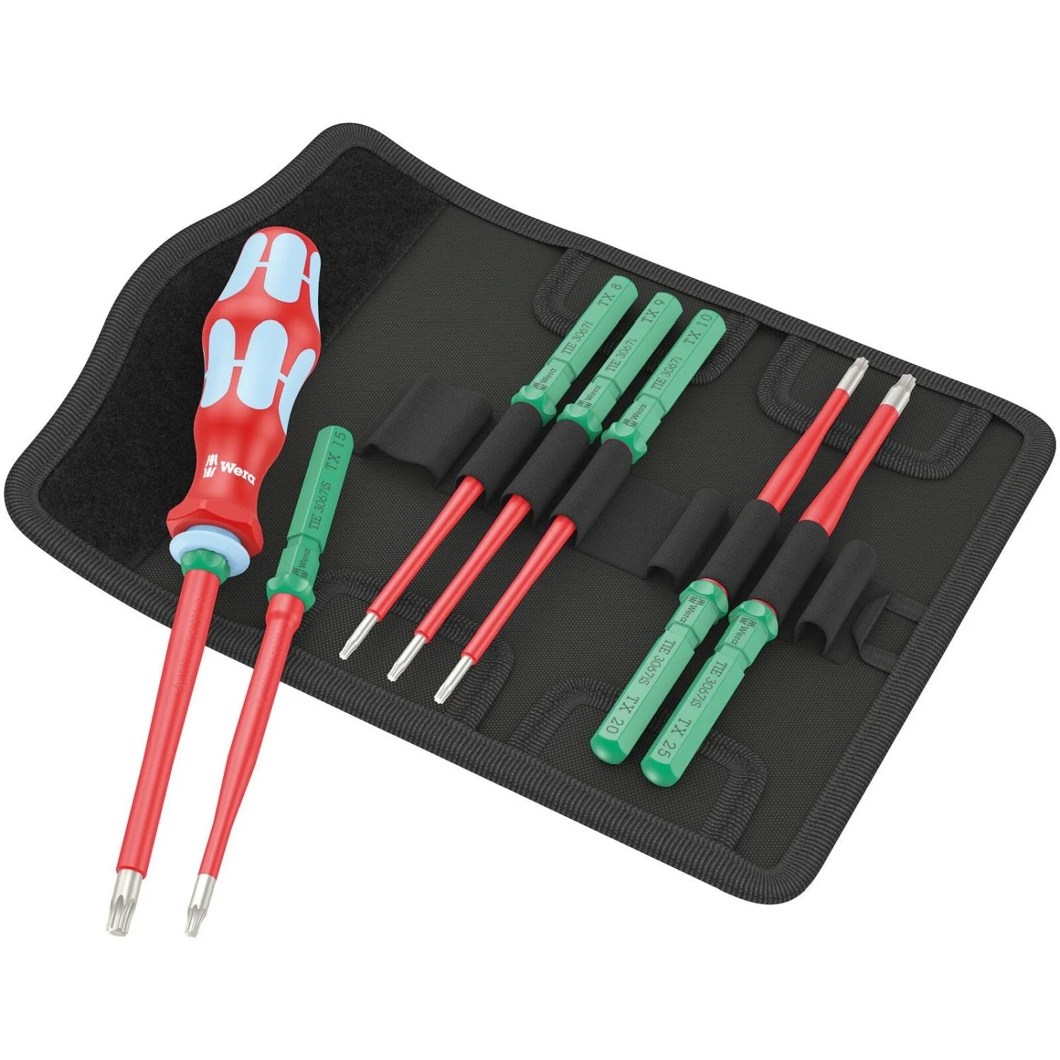 Wera Kraftform Kompakt VDE Stainless 8 Extra Slim 1 Tool Finder, 8-Pieces - Image 1