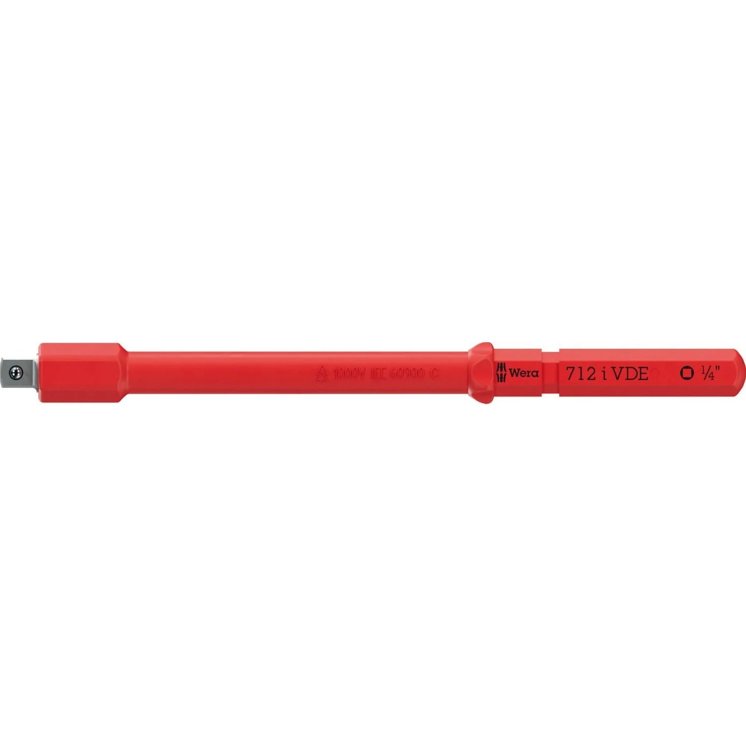 Wera Kraftform Kompakt A VDE 712 I Adapter Blade, Insulated, For 1/4-in. Sockets, 1/4-in.x154-mm. - Image 1
