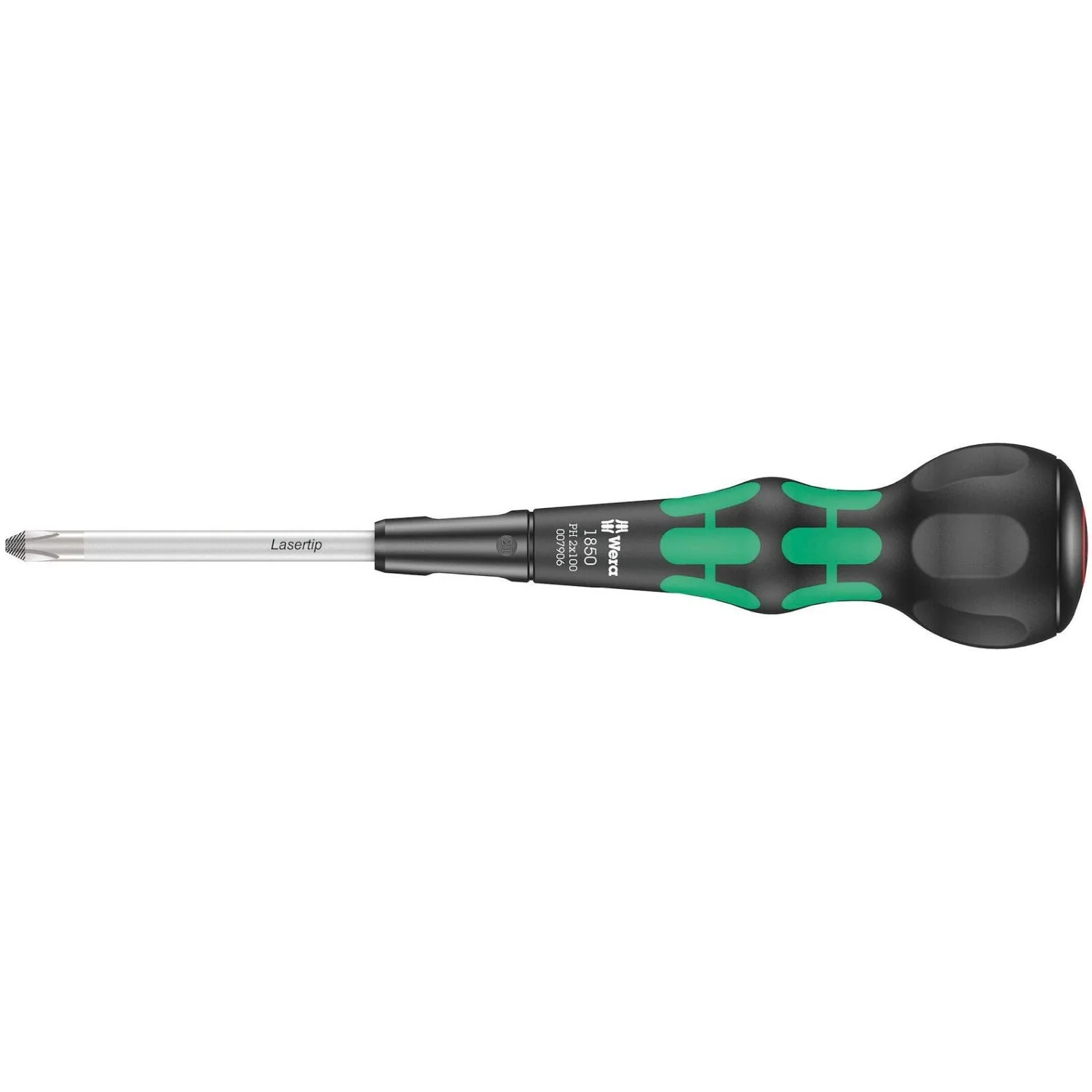 Wera 1850 Ph Kraftform Ball-Grip Phillips-Head Screwdriver, Ph 3x150-mm. - Image 2