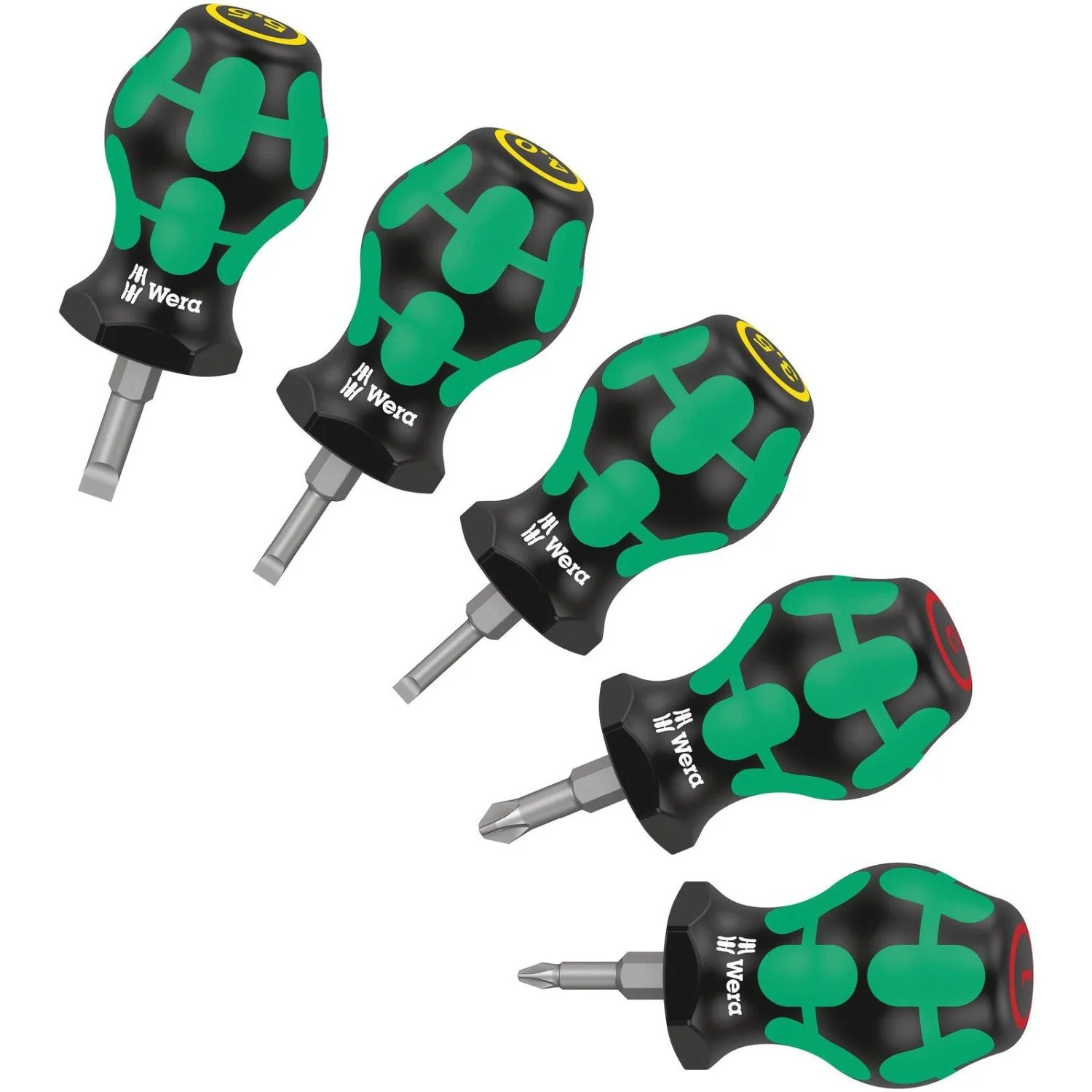 Wera Stubby Set 1 Screwdriver Set, 5-Pieces - Image 1