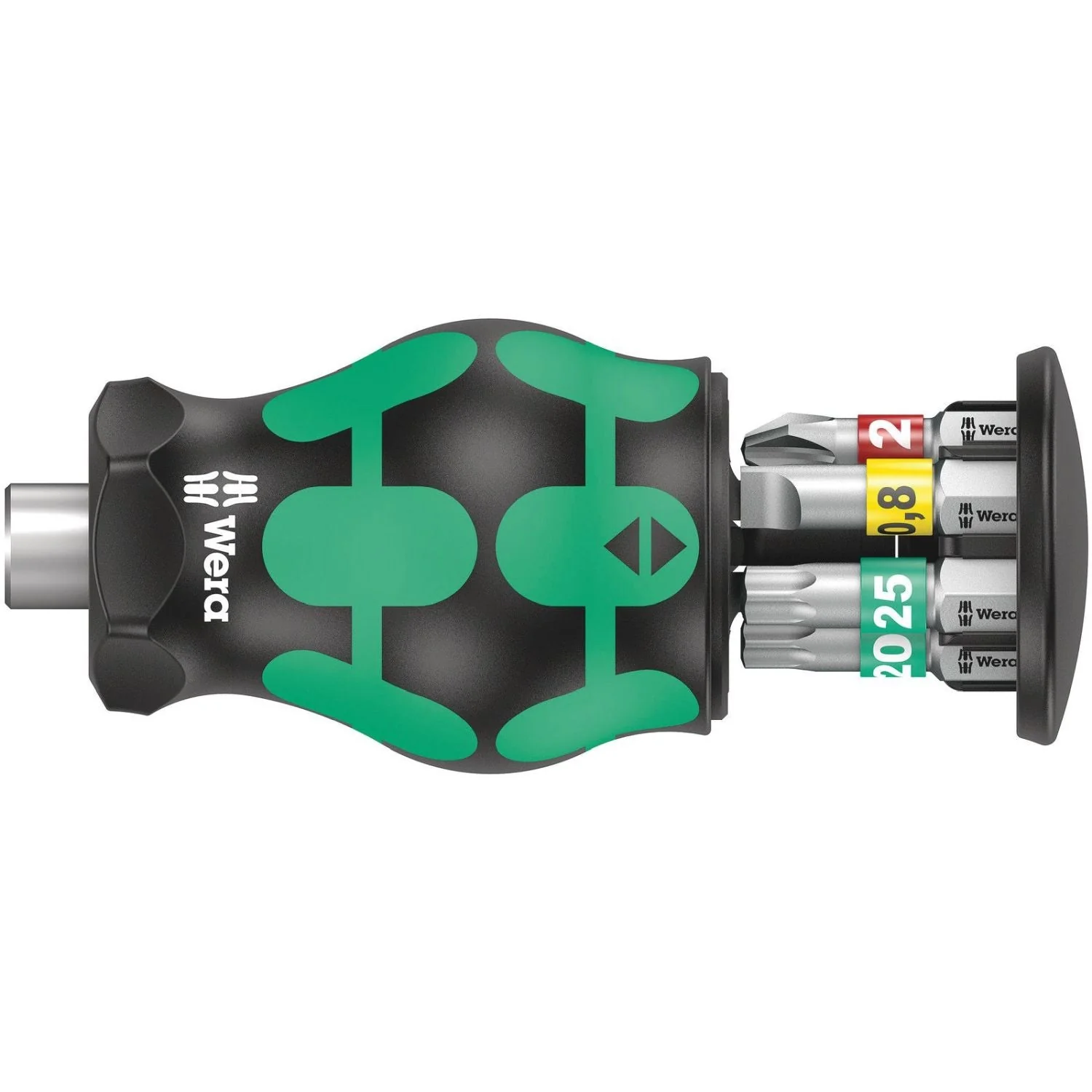 Wera Kraftform Kompakt Stubby Magazine 1, 6-Pieces - Image 1