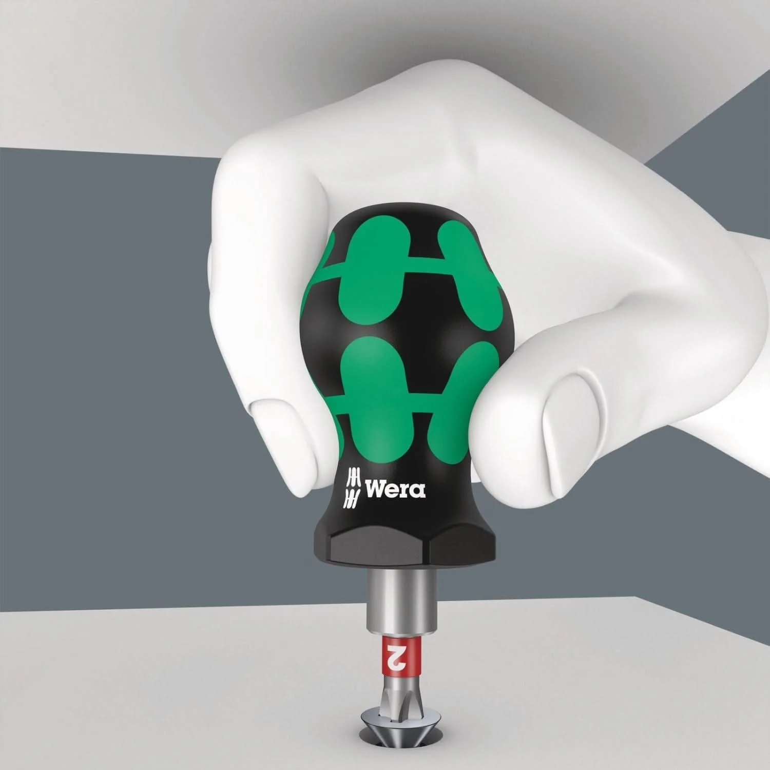 Wera 811/1 Stubby Bitholding Screwdriver, Magnetic, 1/4-in. - Image 3