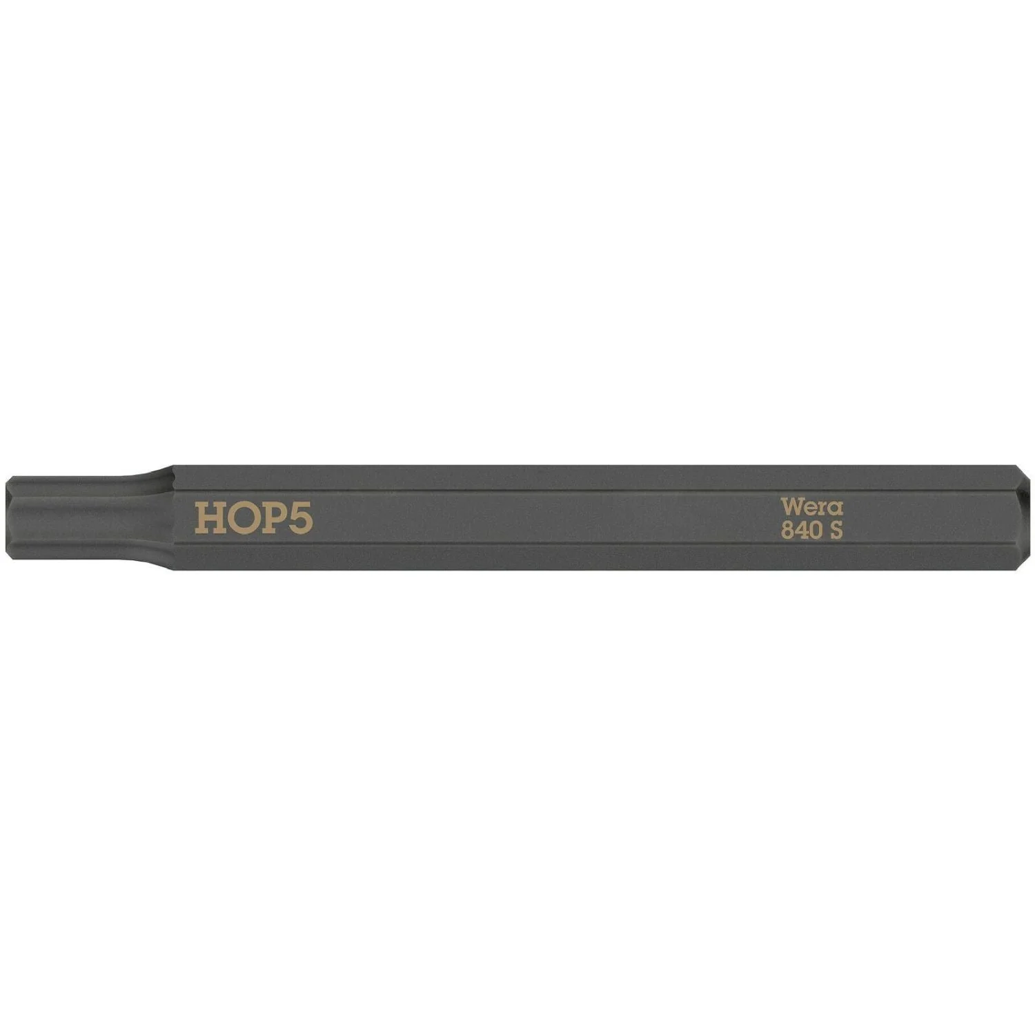 Wera 840 S Hex-Plus Bit For Impact Screwdrivers, 5x70-mm. - Image 1