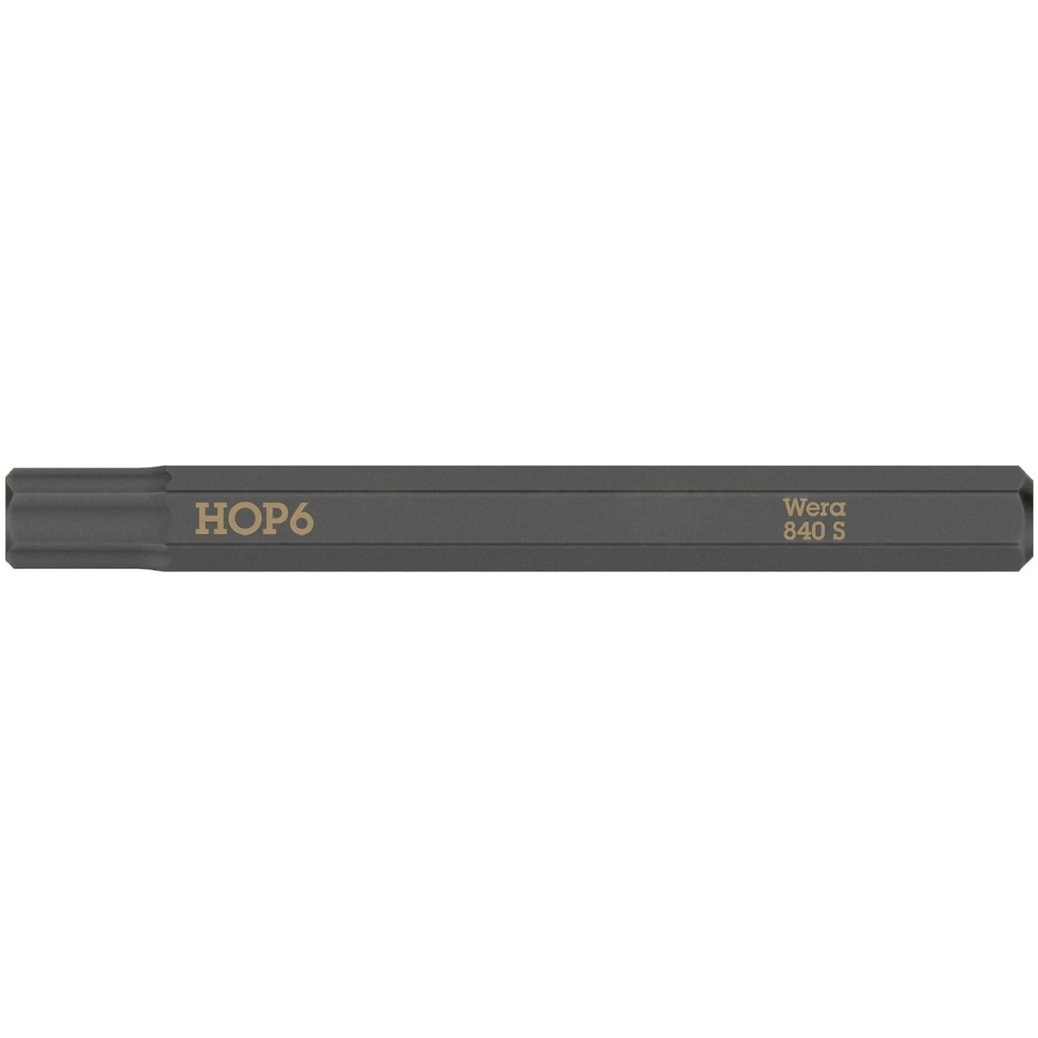 Wera 840 S Hex-Plus Bit For Impact Screwdrivers, 5/32-in.x70-mm. - Image 2