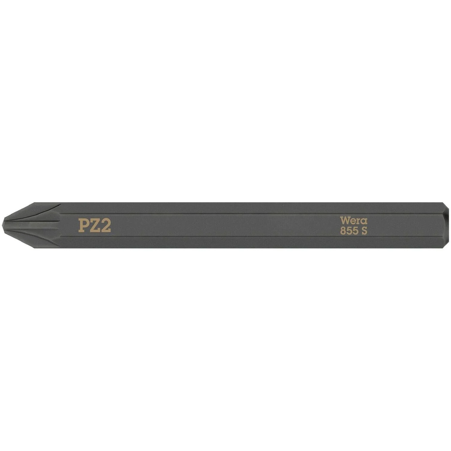 Wera 855 S Pozidriv Bit For Impact Screwdrivers, Pz 2x70-mm. - Image 2