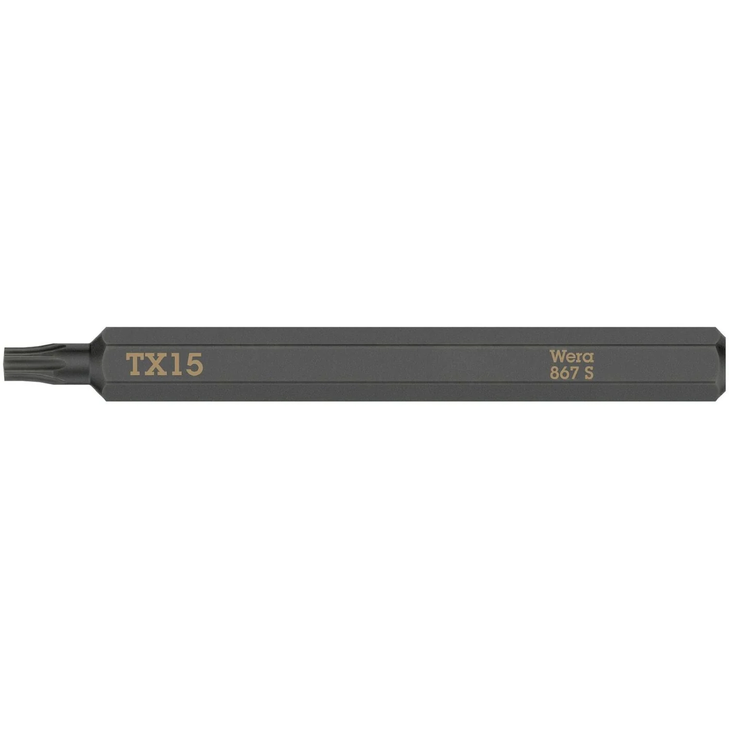Wera 867 S Torx Bit For Impact Screwdrivers, Torx 15x70-mm. - Image 1
