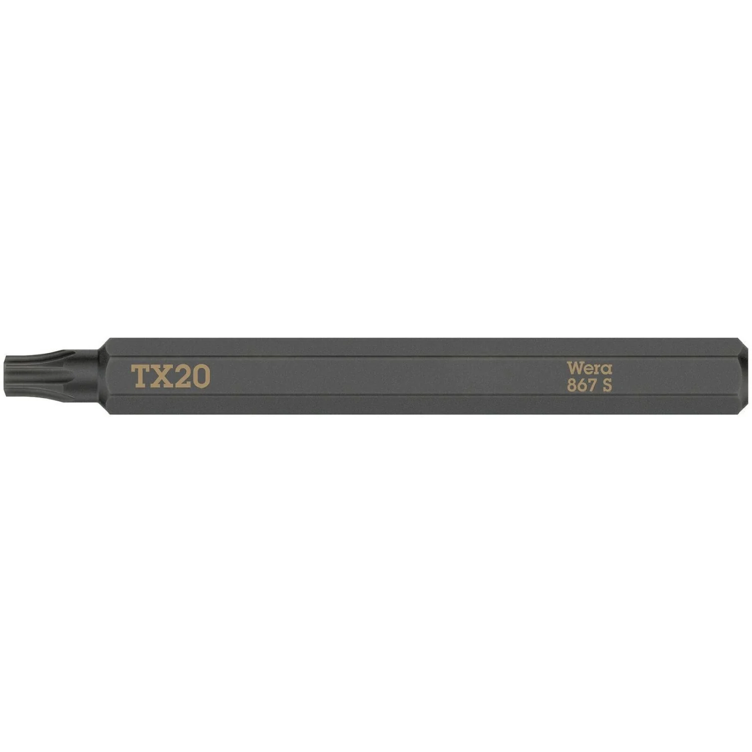 Wera 867 S Torx Bit For Impact Screwdrivers, Torx 20x70-mm. - Image 1