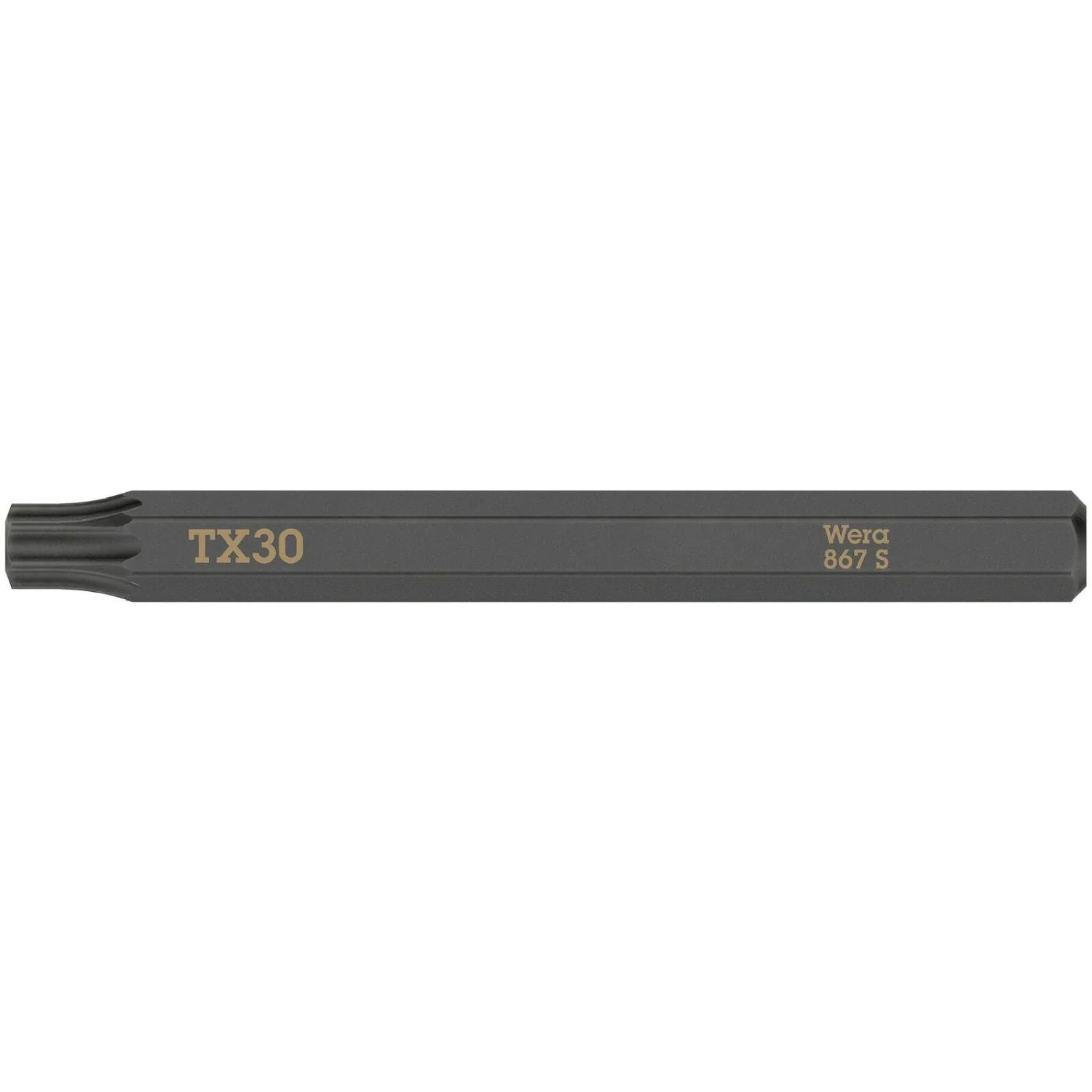 Wera 867 S Torx Bit For Impact Screwdrivers, Torx 30x70-mm. - Image 1
