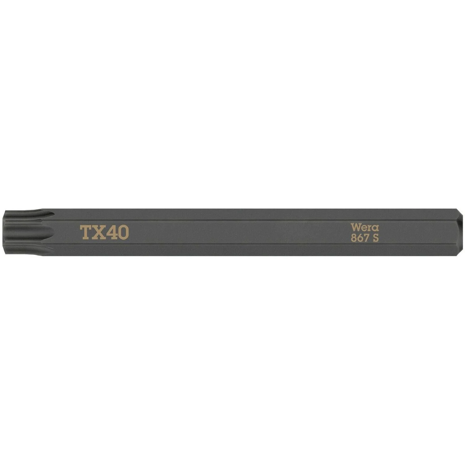 Wera 867 S Torx Bit For Impact Screwdrivers, Torx 40x70-mm. - Image 1