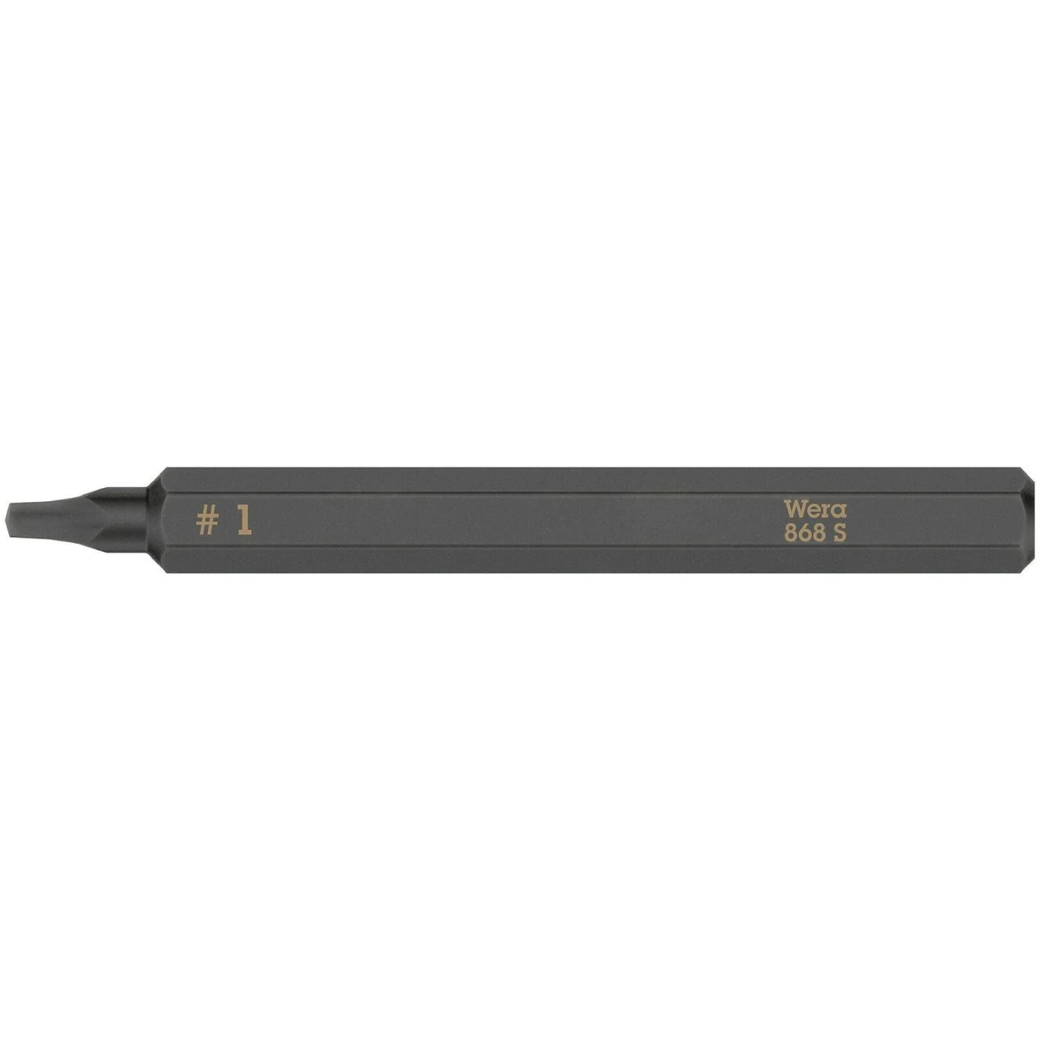Wera 868 S Square Head Socket Bit For Impact Screwdrivers, # 1x70-mm. - Image 1