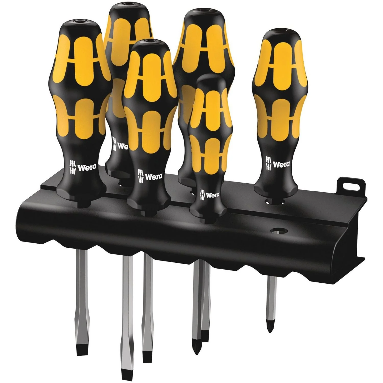 Wera 932 S/6 Screwdriver Set Kraftform Wera: Chiseldriver And Rack, 6-Pieces - Image 2