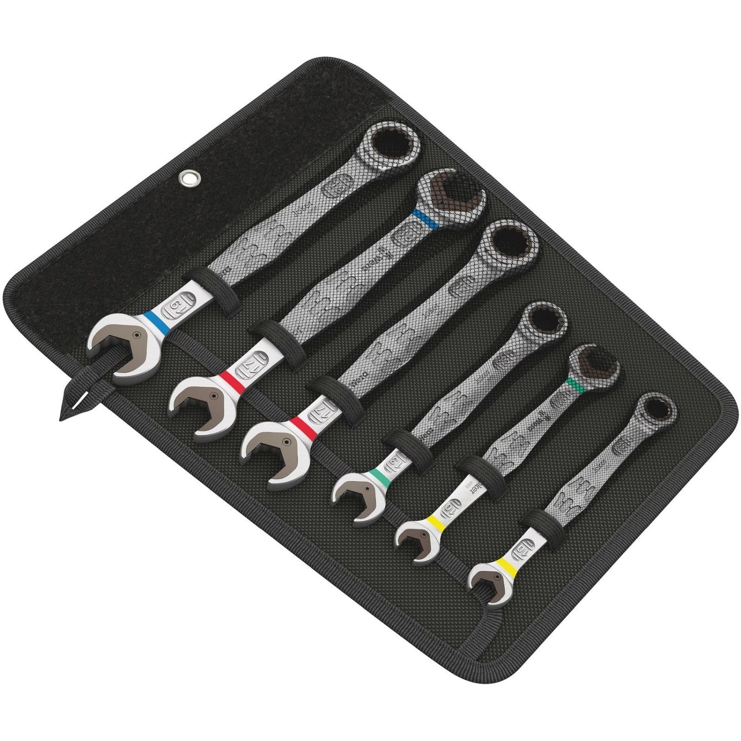Wera 6000/6002 Joker 6 Set 1 Ratcheting Combination / Double Open-End Wrenches Set, 6-Pieces - Image 2