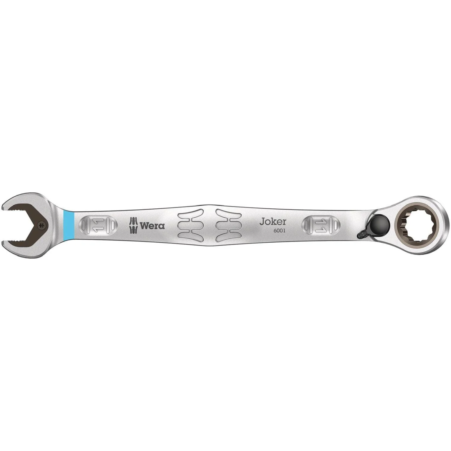 Wera 6001 Joker Switch Ratcheting Combination Wrench, With Switch Lever, 11x165-mm. - Image 1