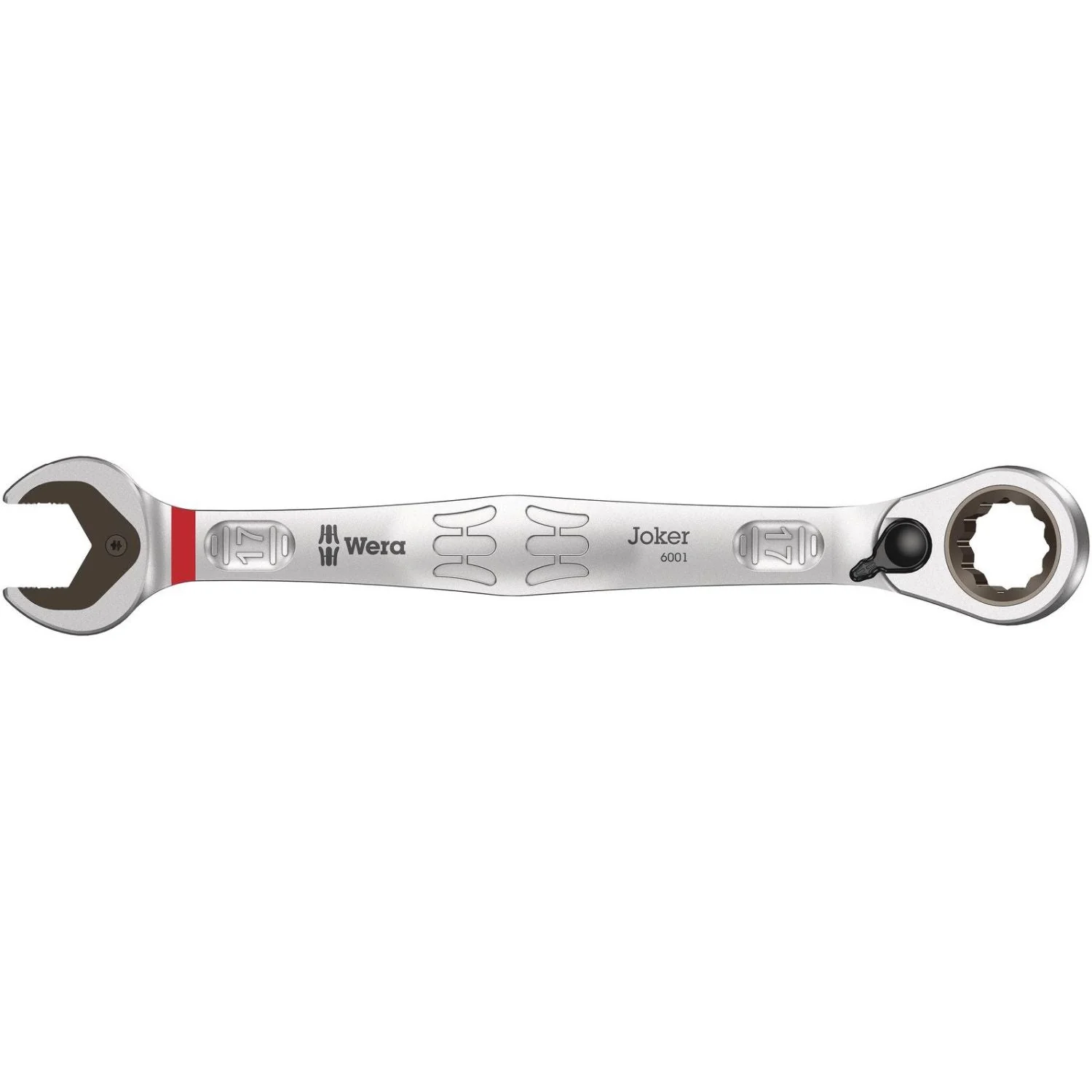 Wera 6001 Joker Switch Ratcheting Combination Wrench, With Switch Lever, 17x225-mm. - Image 1